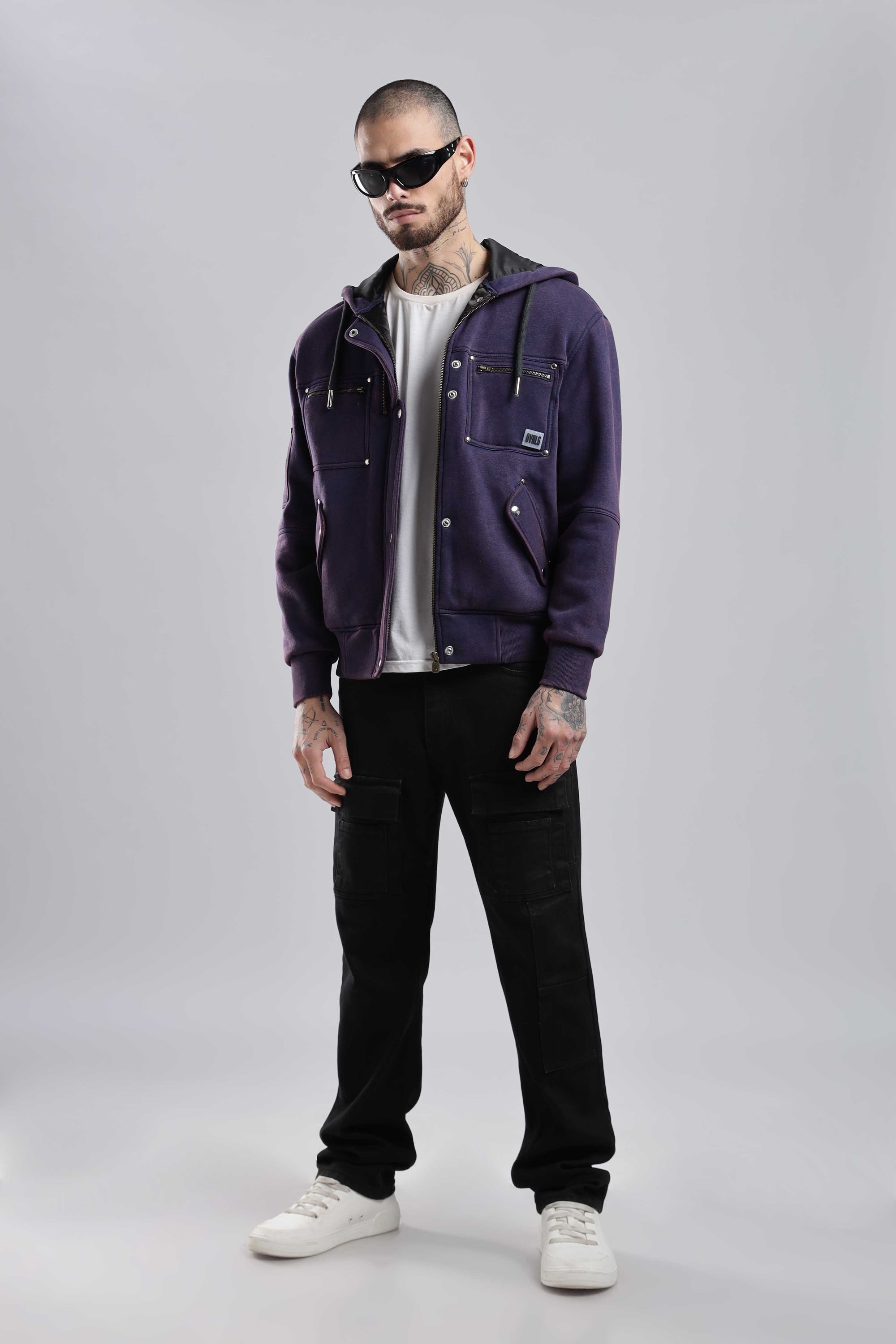 Violet Rage Distressed jacket