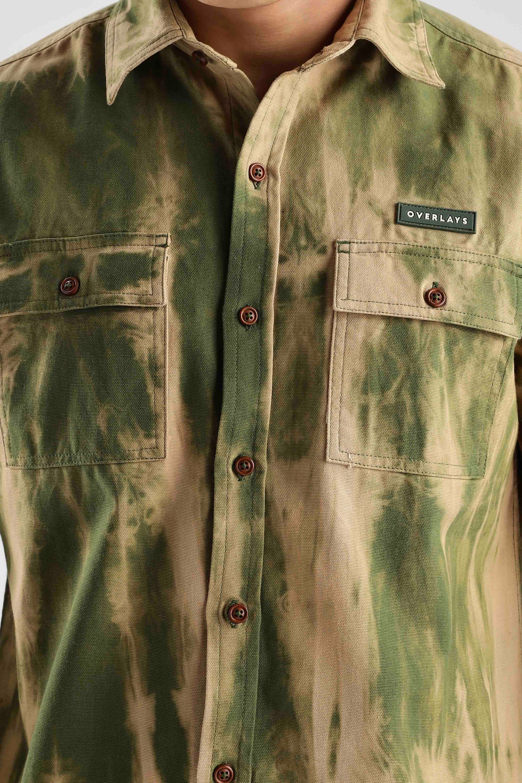 Olive Blaze Heavy Weight Shirt