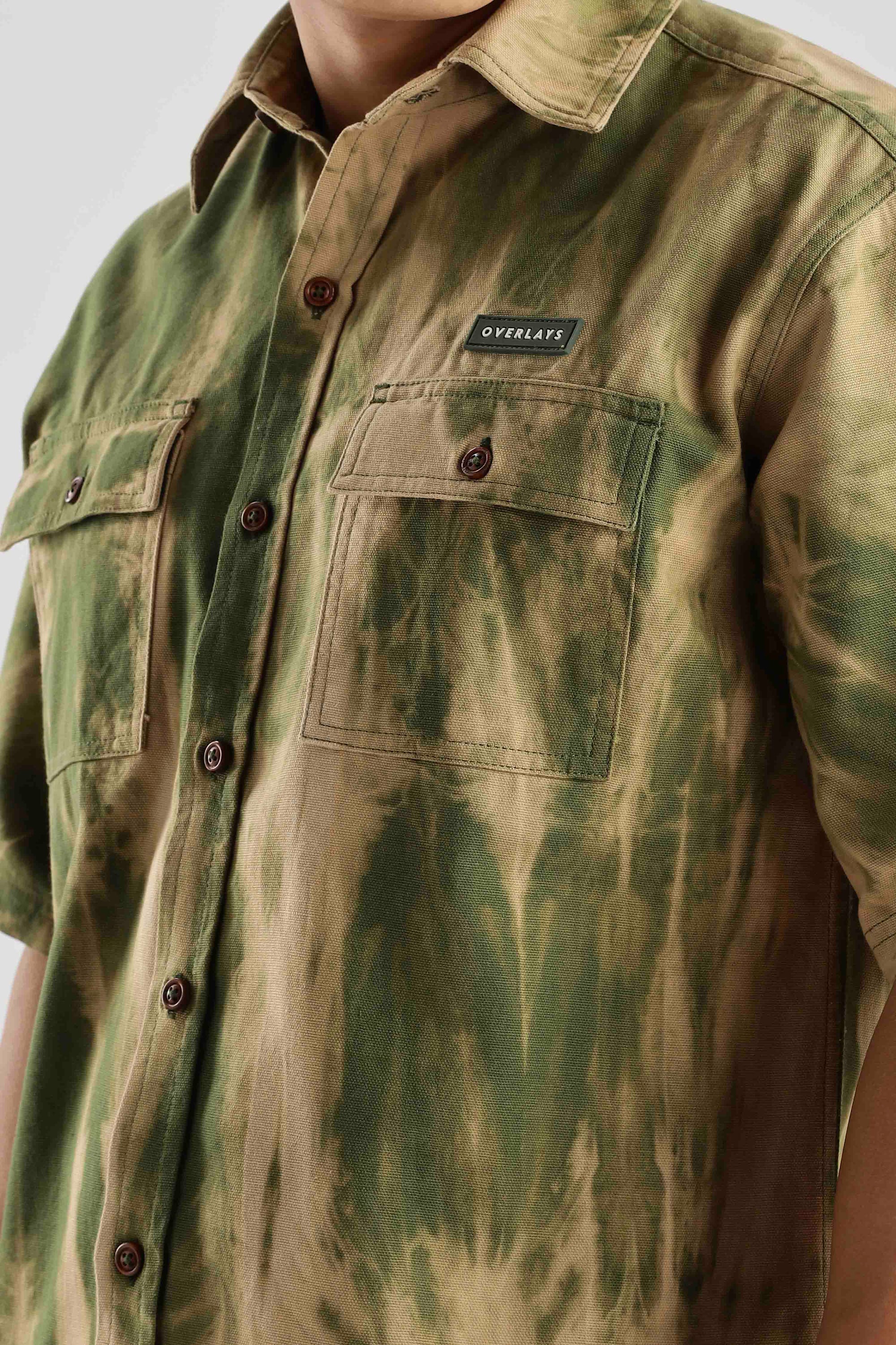 Olive Blaze Heavy Weight Shirt