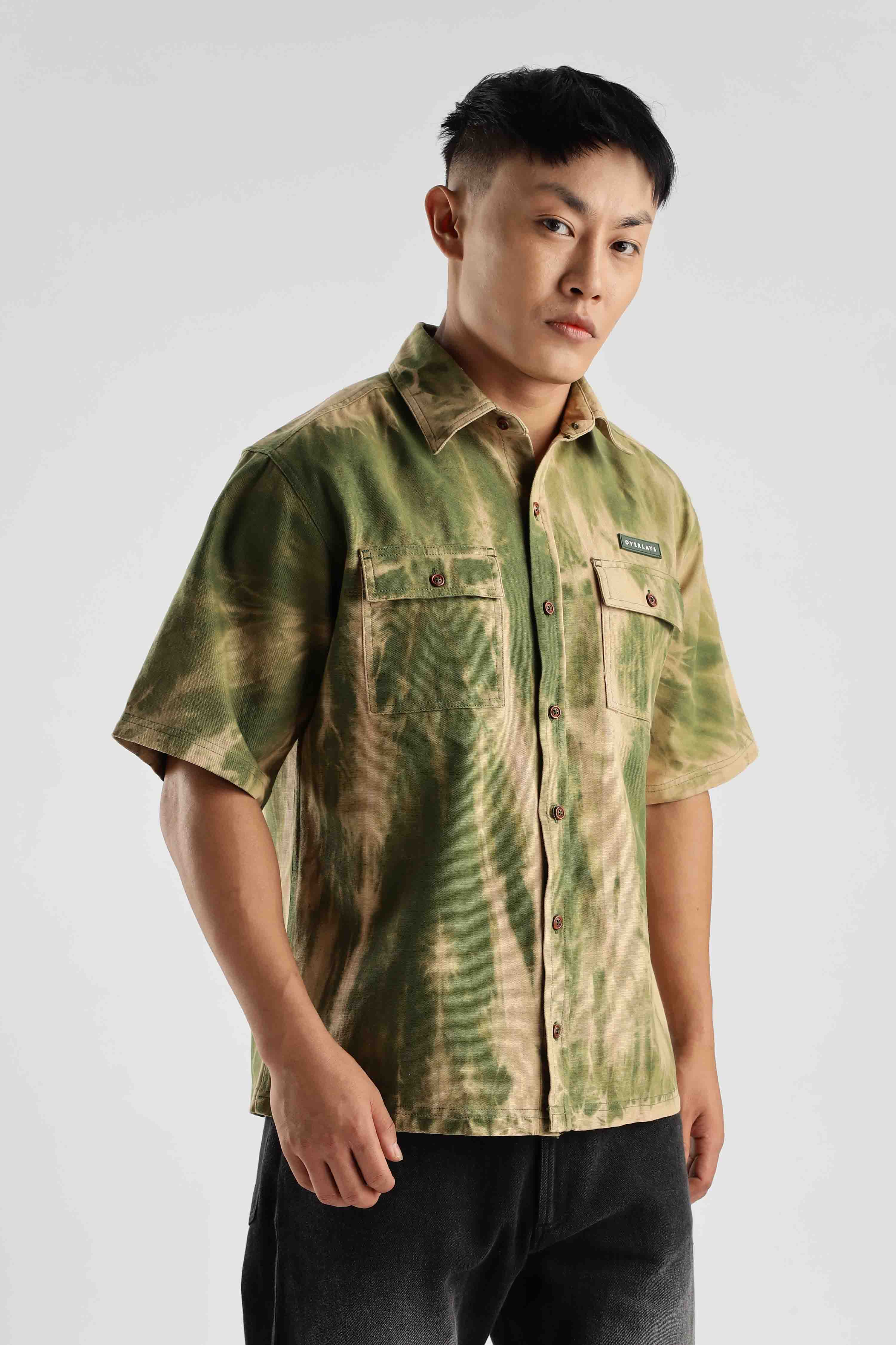 Olive Blaze Heavy Weight Shirt
