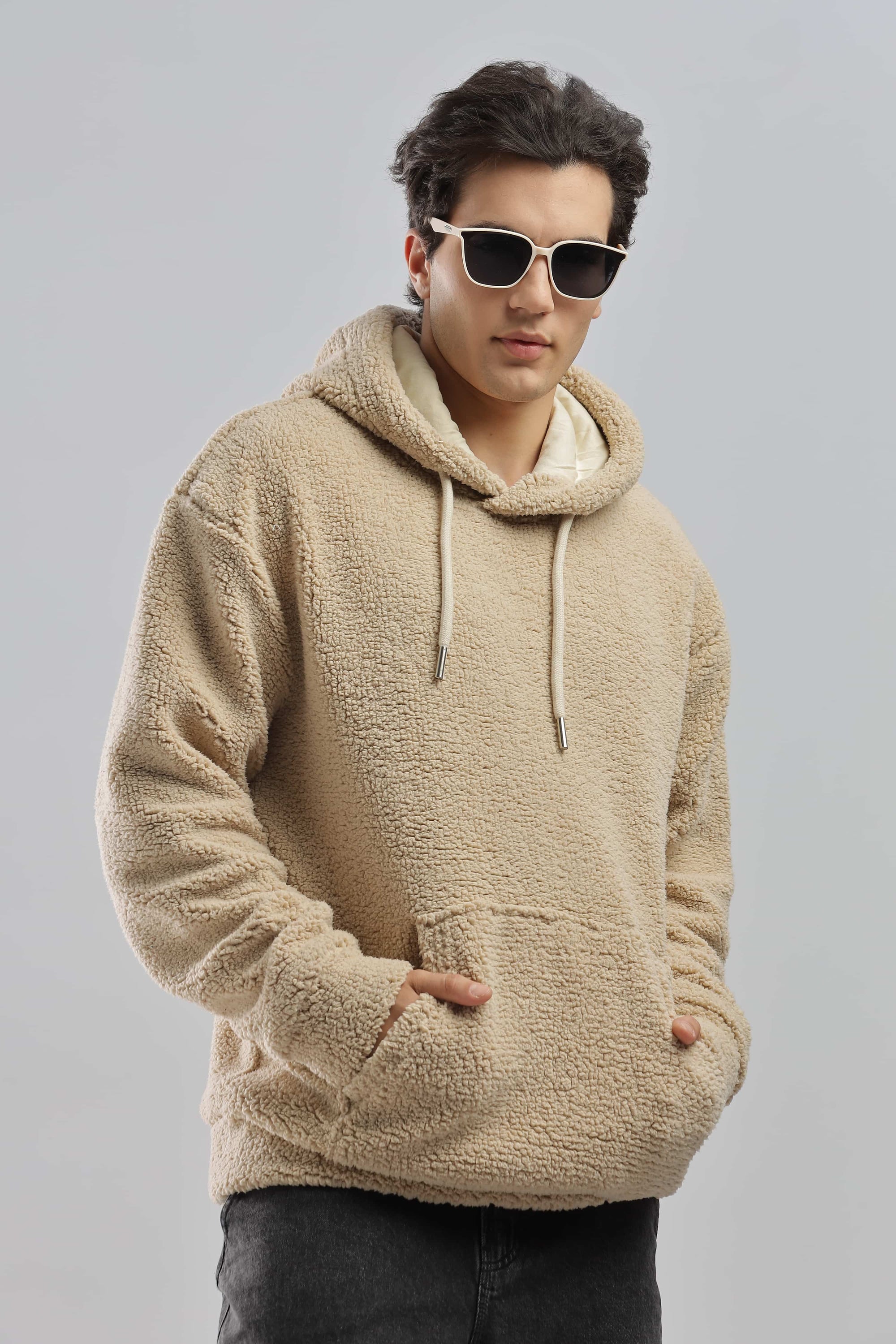 Ted Sherpa Oversized Hoodie