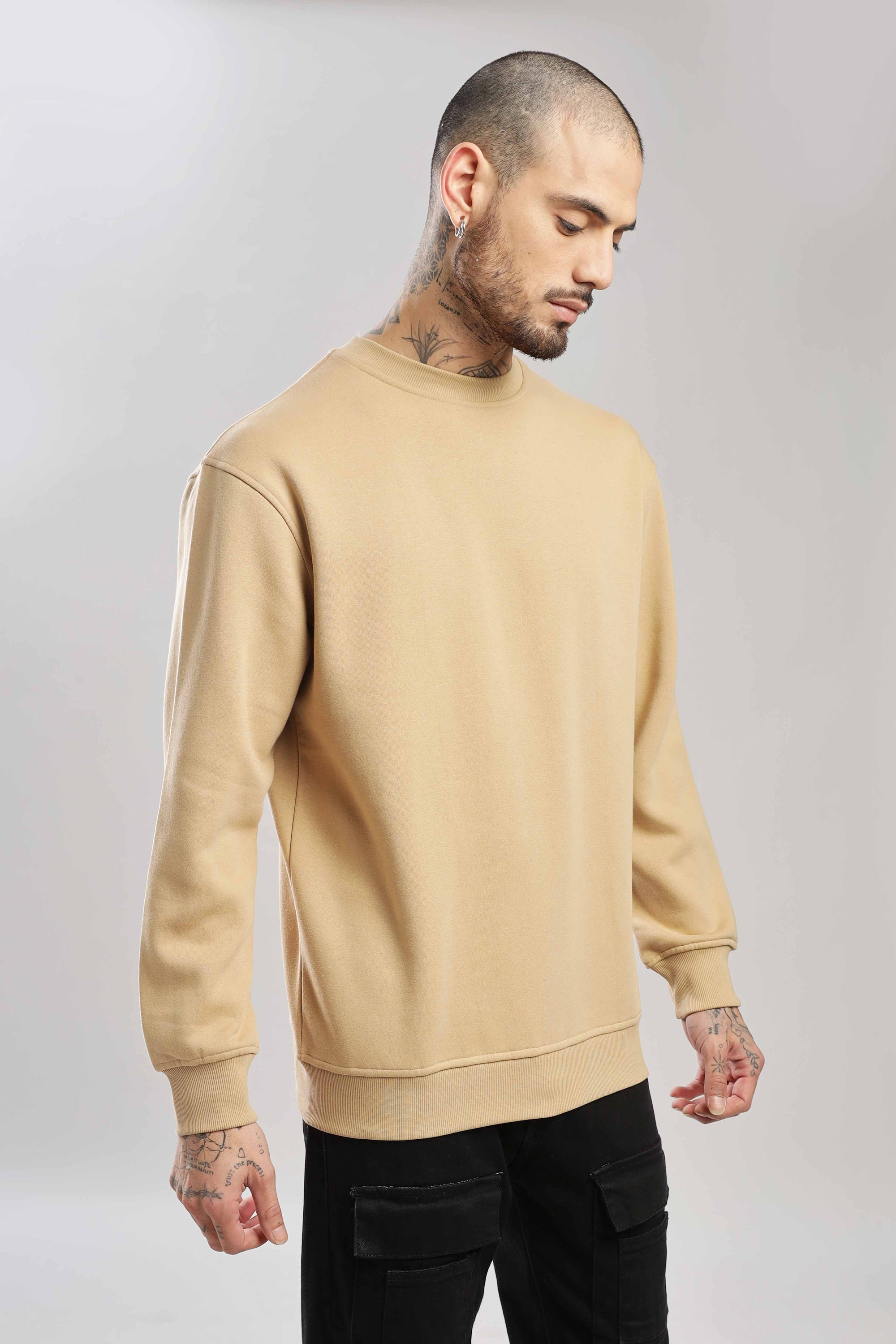 Tan Oversized Sweatshirt