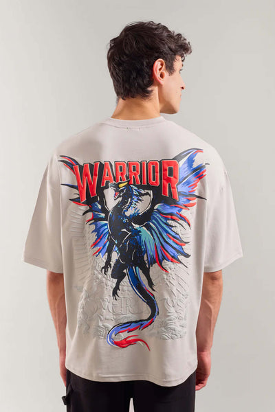 Grey Warrior - The Warrior Arc Oversized T-shirt - Ultra Soft