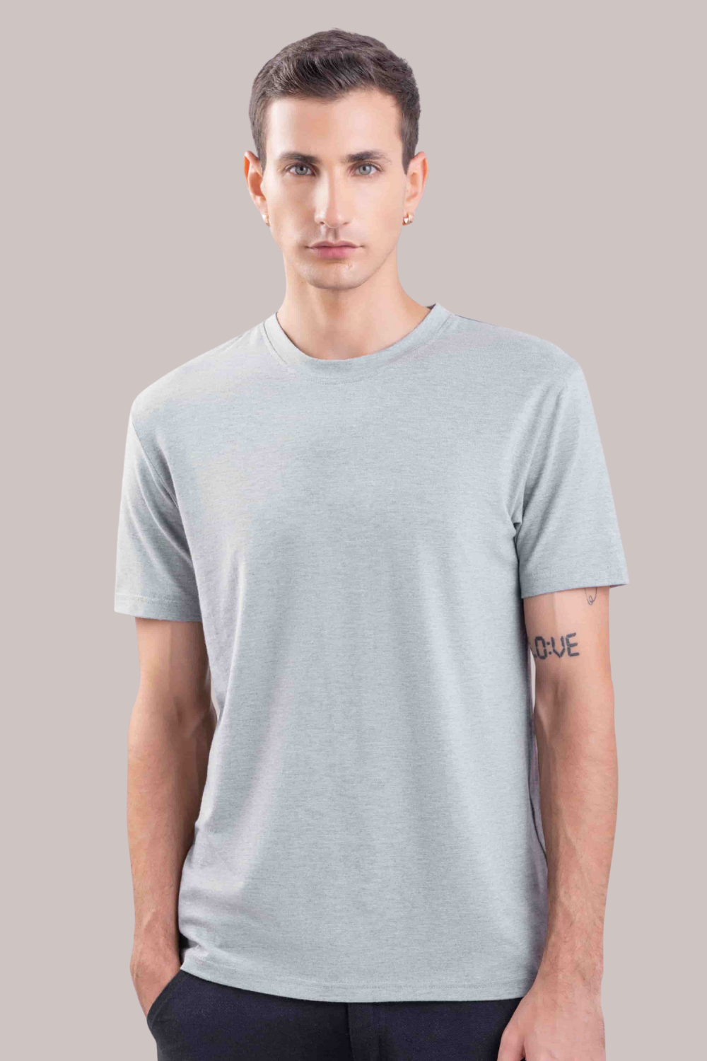 Foxy Grey Regular Fit T-shirt - Ultra Soft