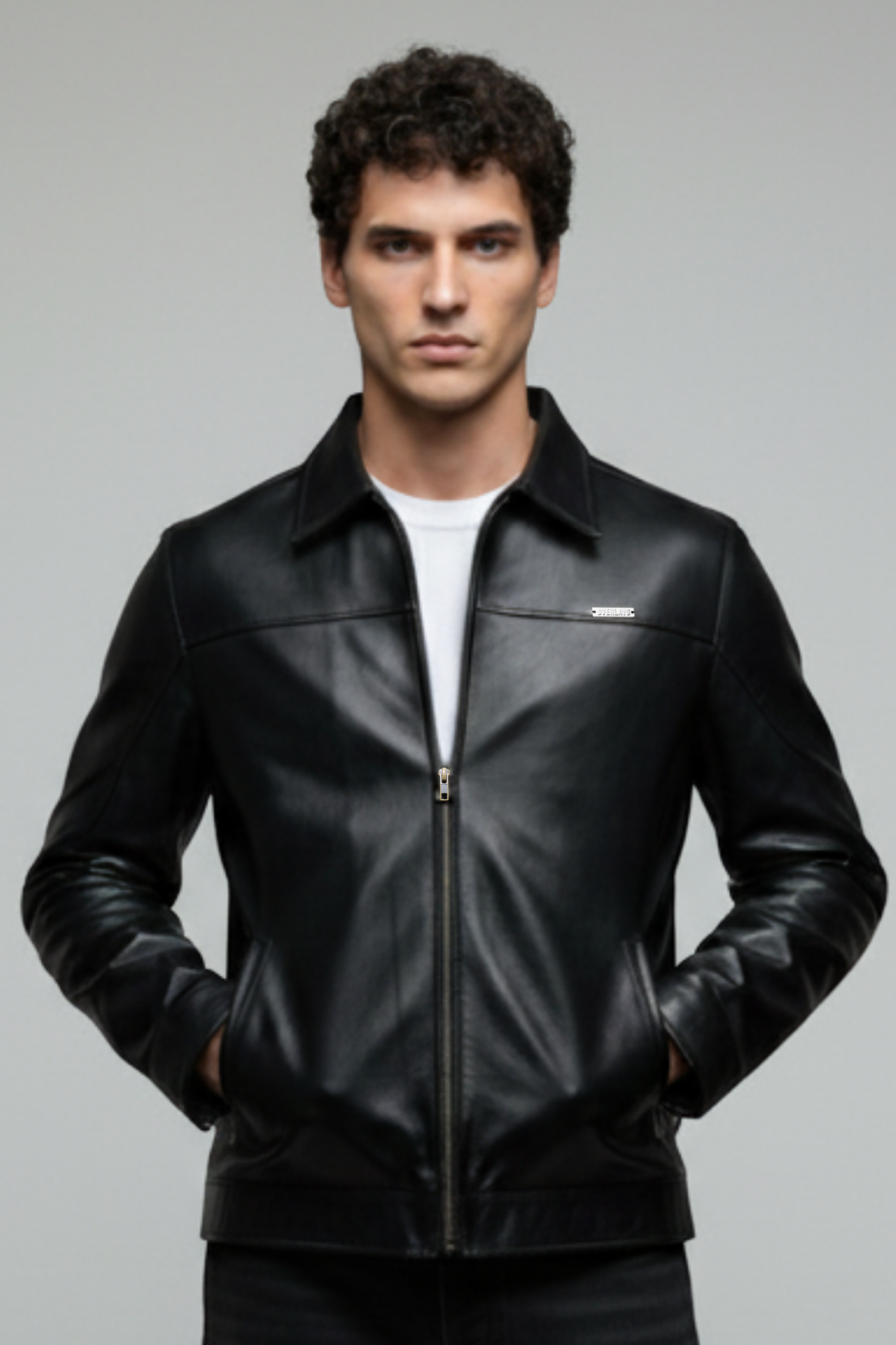 Miler Faux Leather Jacket - Image 1
