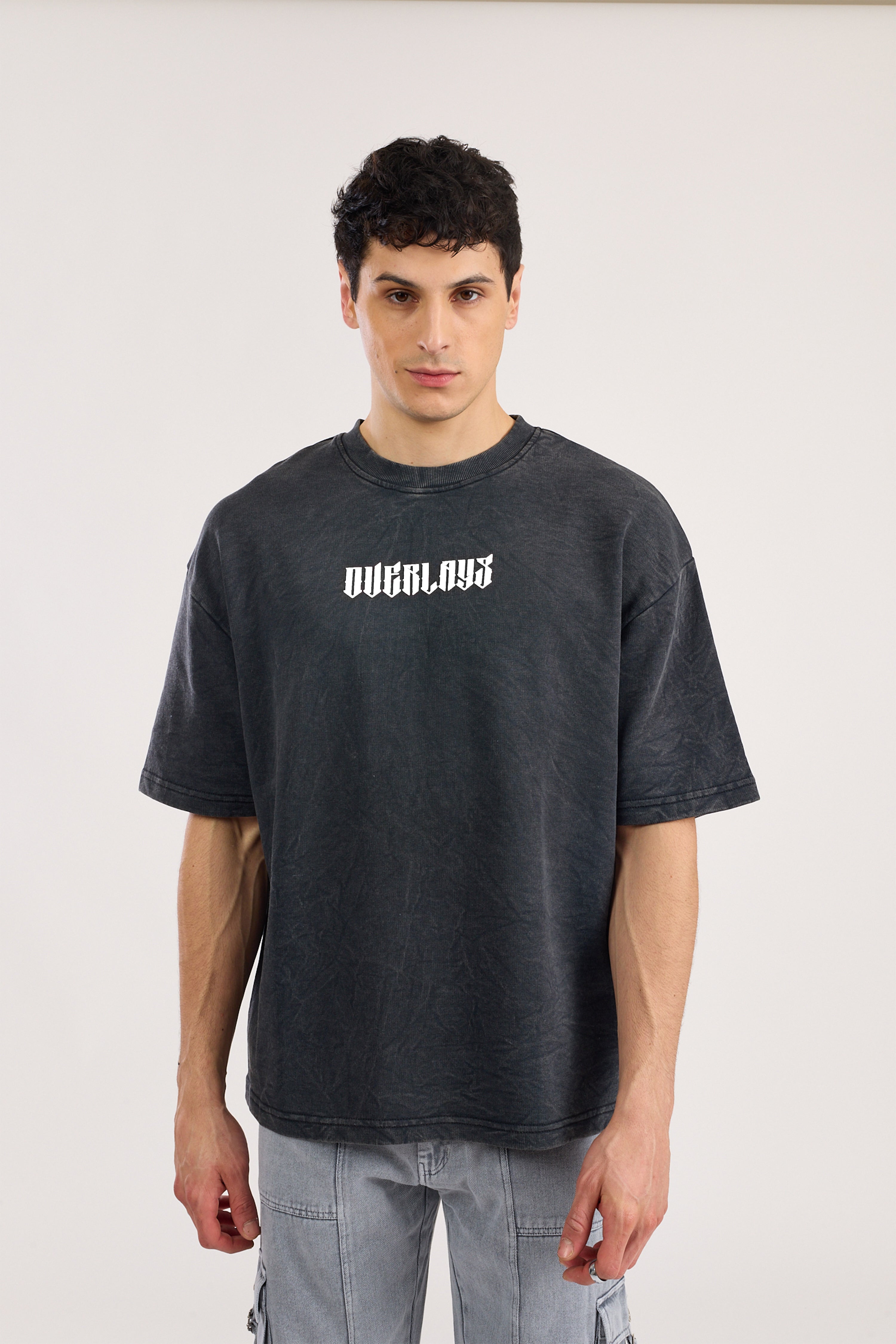 Chase Black Heavy Weight Oversized Fit T-Shirt
