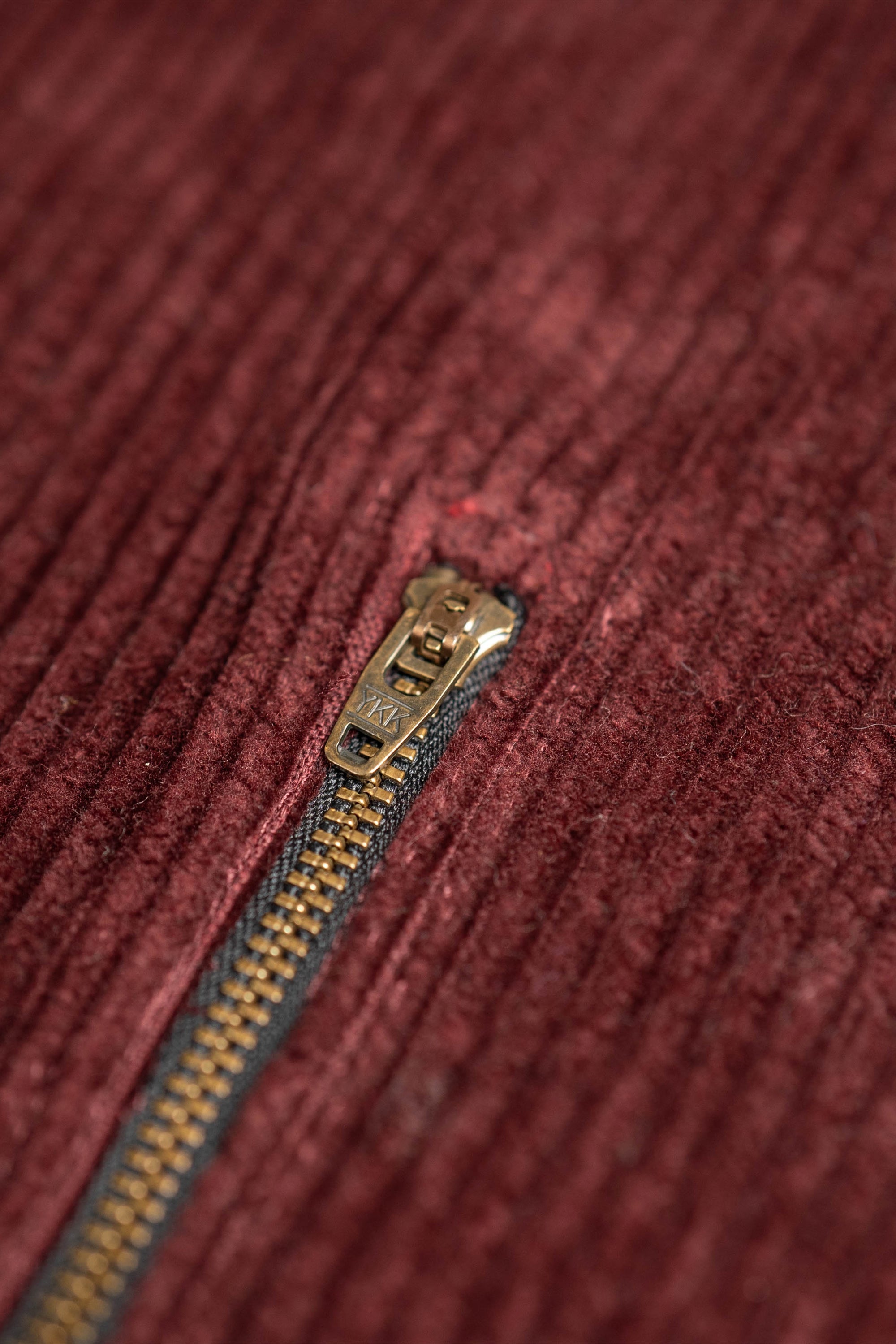 Maroon Textured Corduroy Shaket