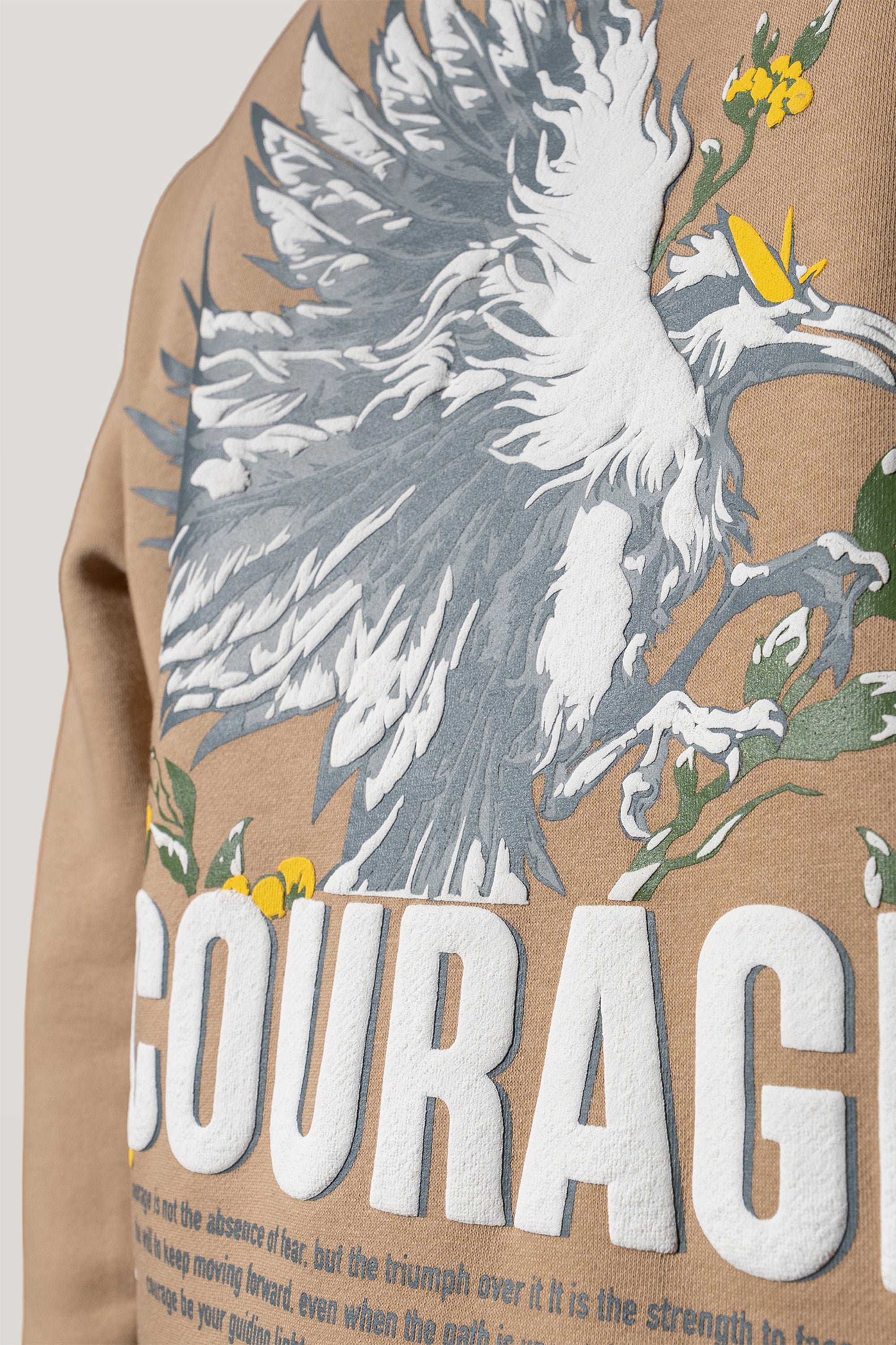 Courage Beige Sweatshirt