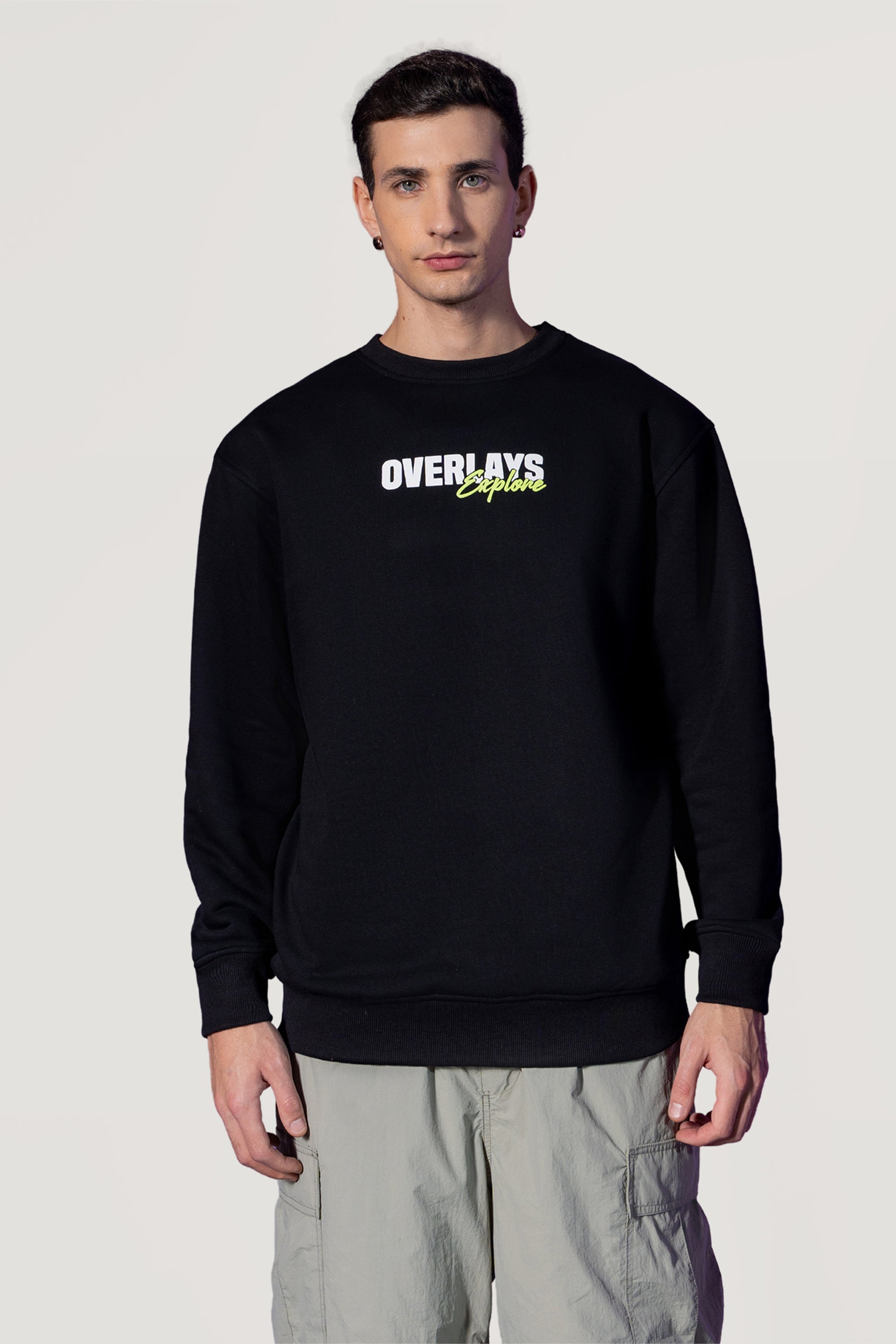 Explore Black Sweatshirt