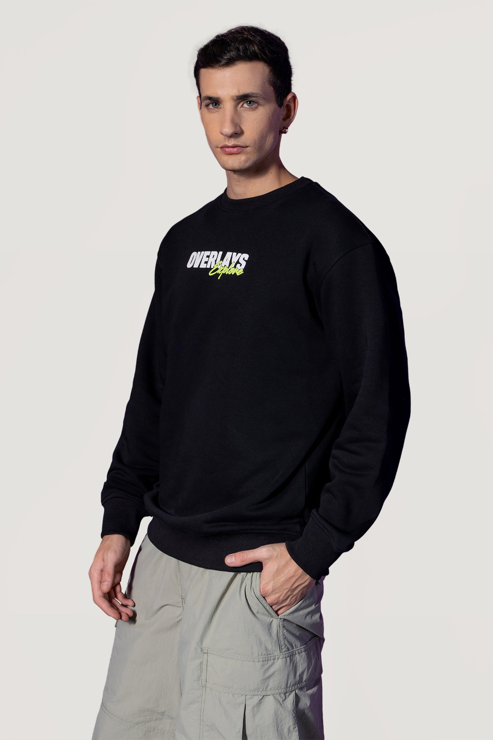 Explore Black Sweatshirt