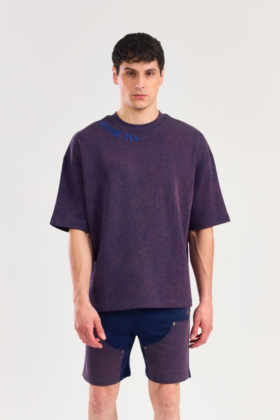 Purple Vortex Oversized T-Shirt