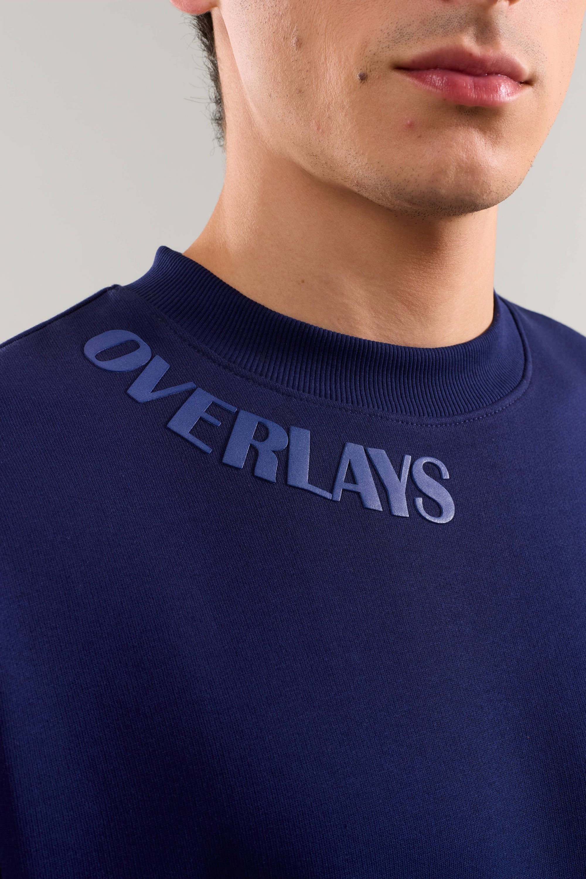 Heavy Weight Navy Warrior Arc Oversized T-shirt