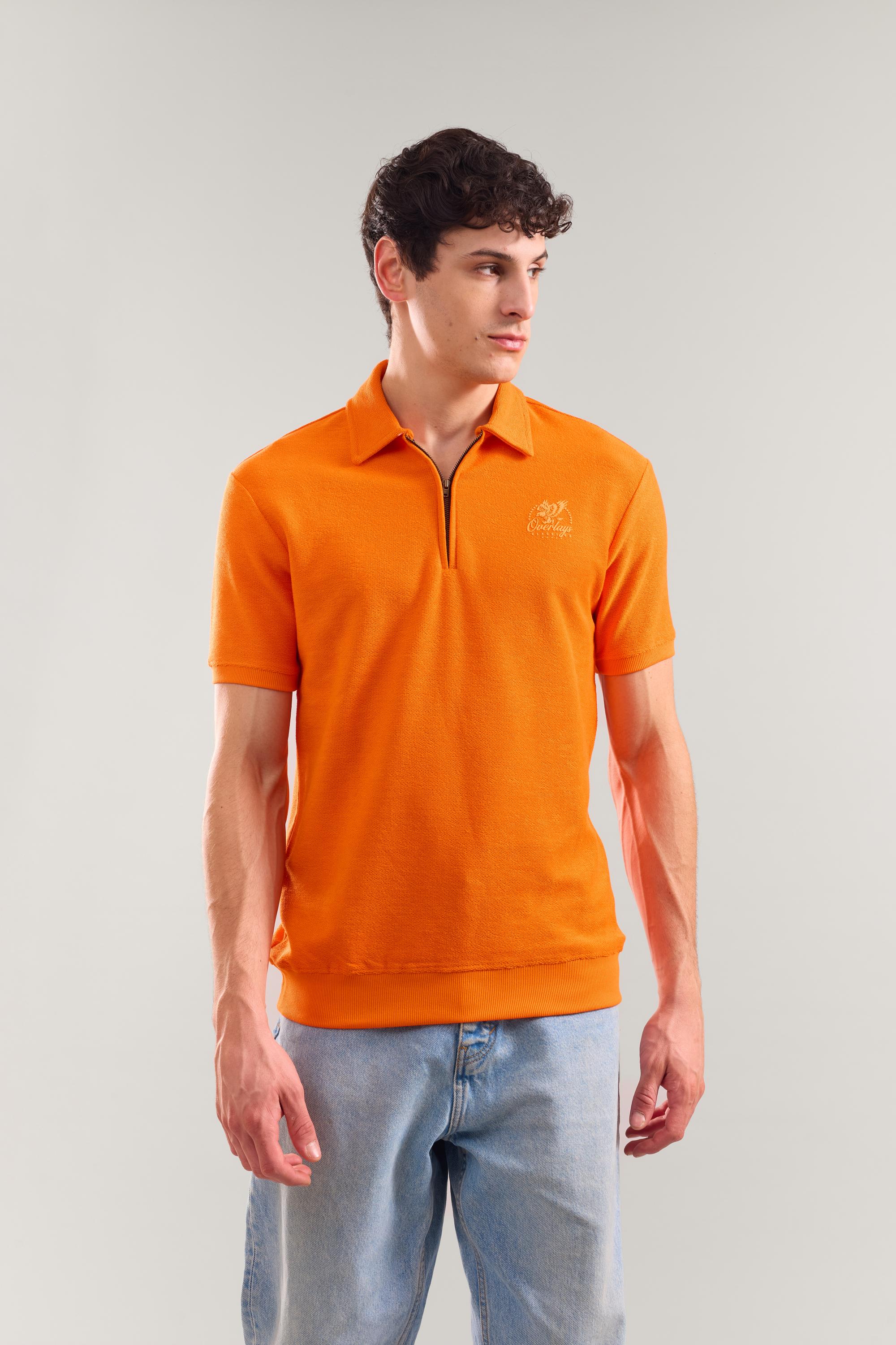 Amber Textured Polo for Men