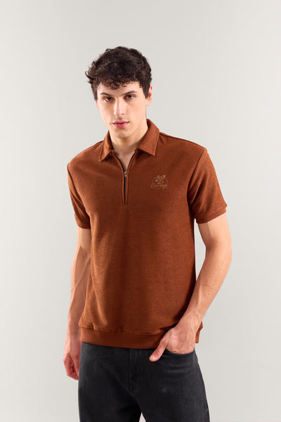 Oak Textured Polo