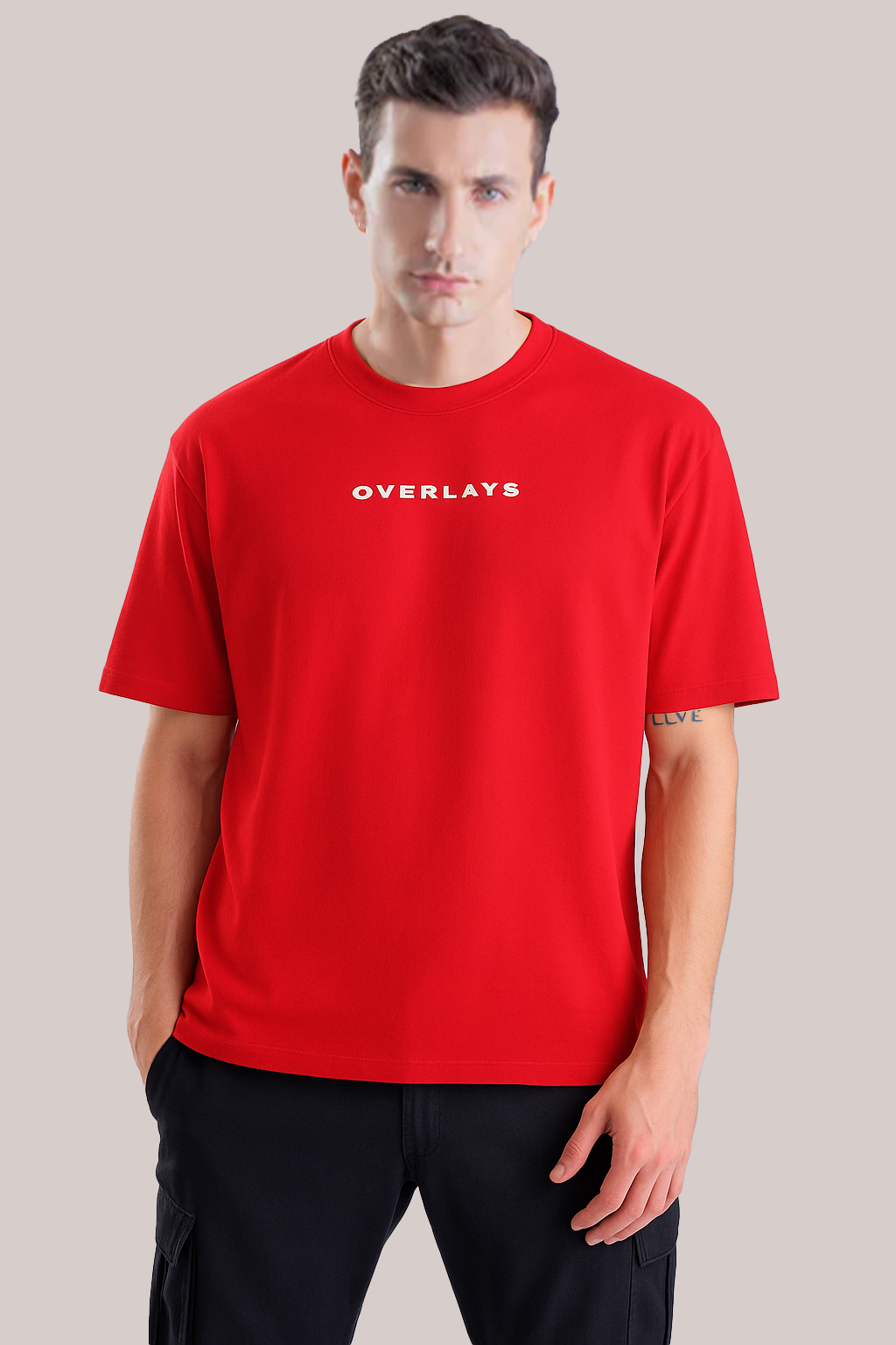 Red Free Spirit Relaxed Fit T-Shirt - Red