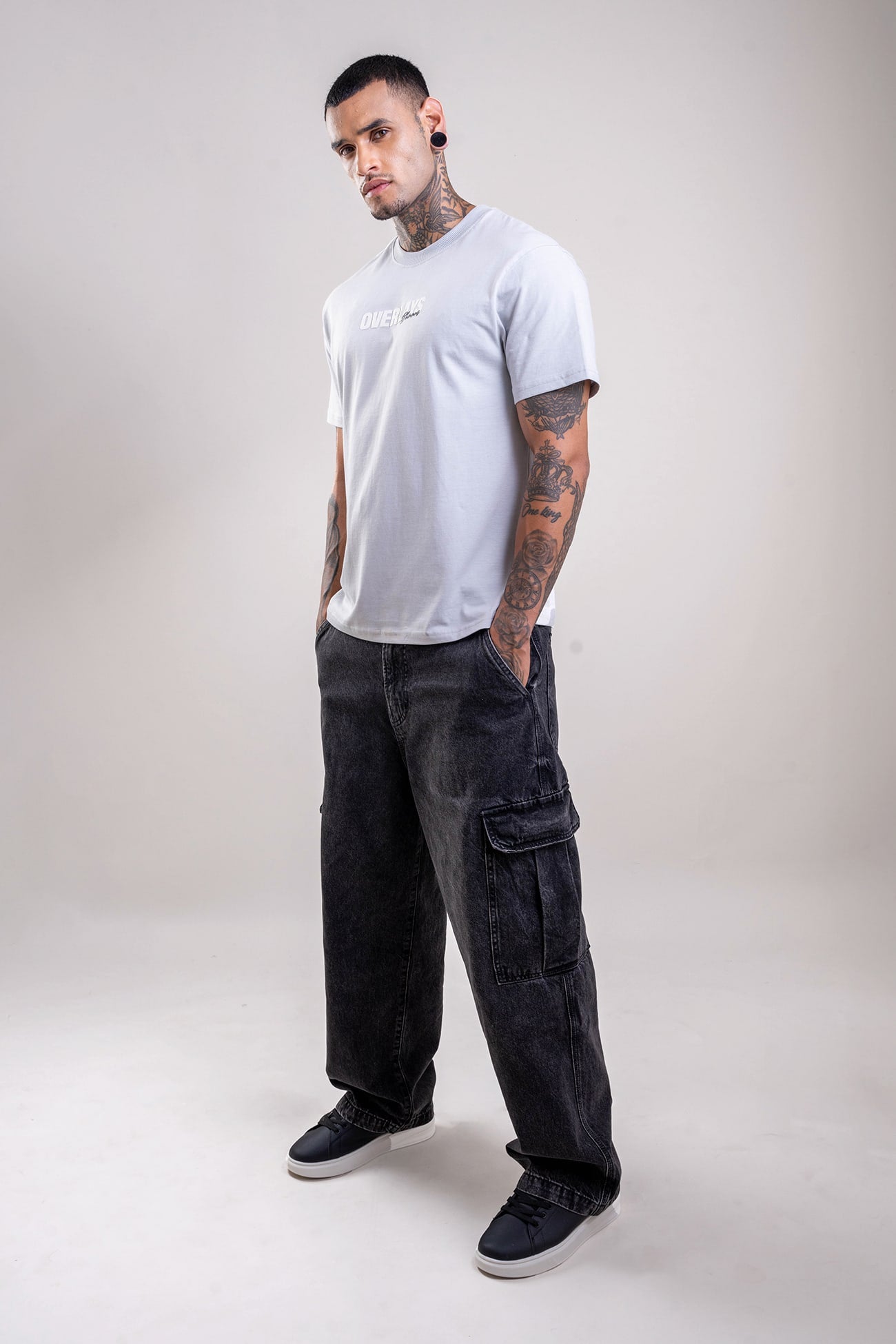 Bloom Wildly Relaxed Fit Grey T-Shirt