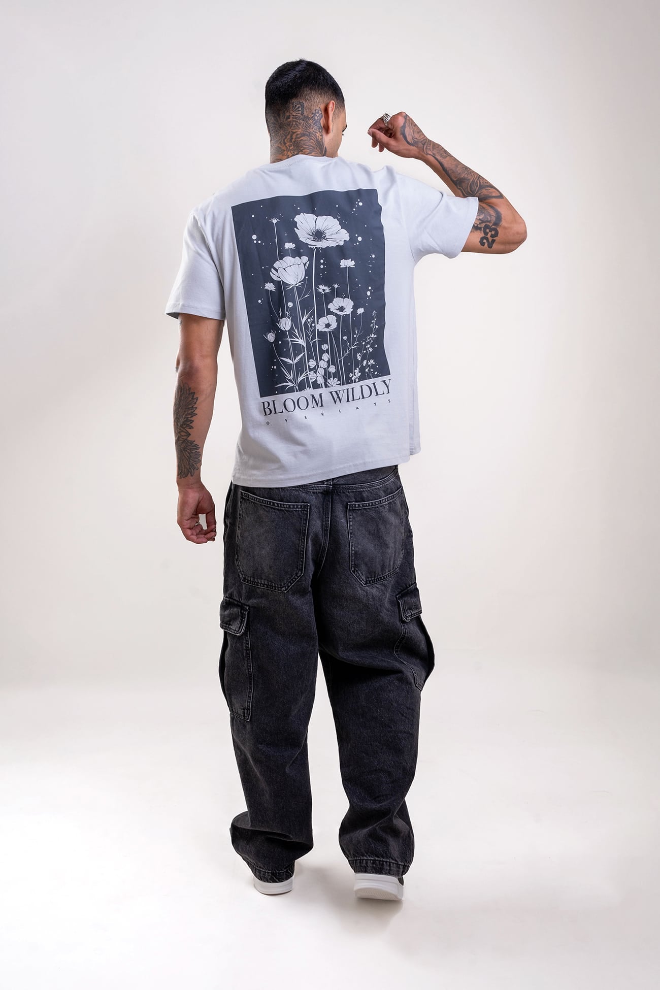 Bloom Wildly Relaxed Fit Grey T-Shirt