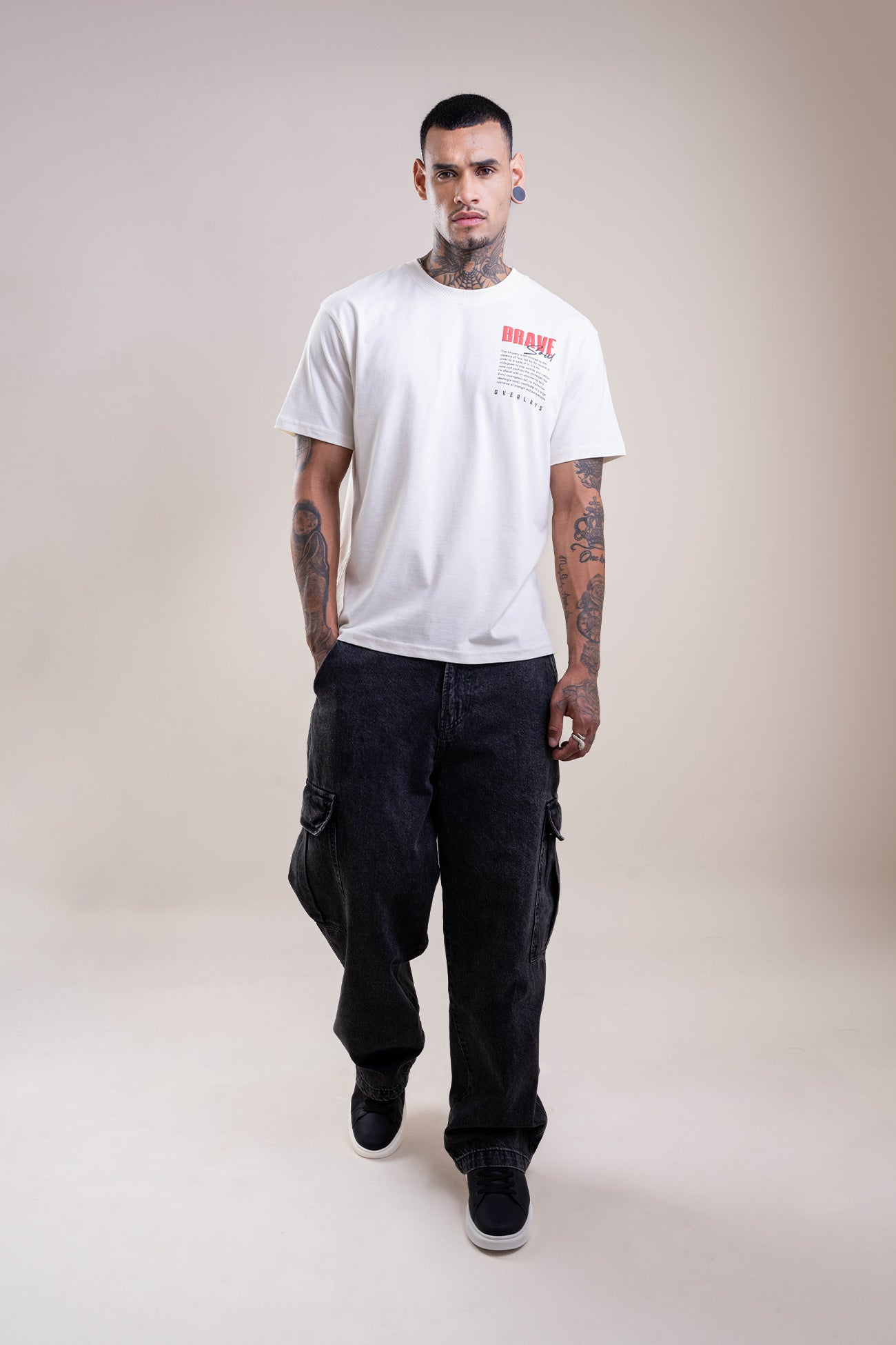 The Brave Soul Relaxed Fit 100% Soft Cotton T-shirt