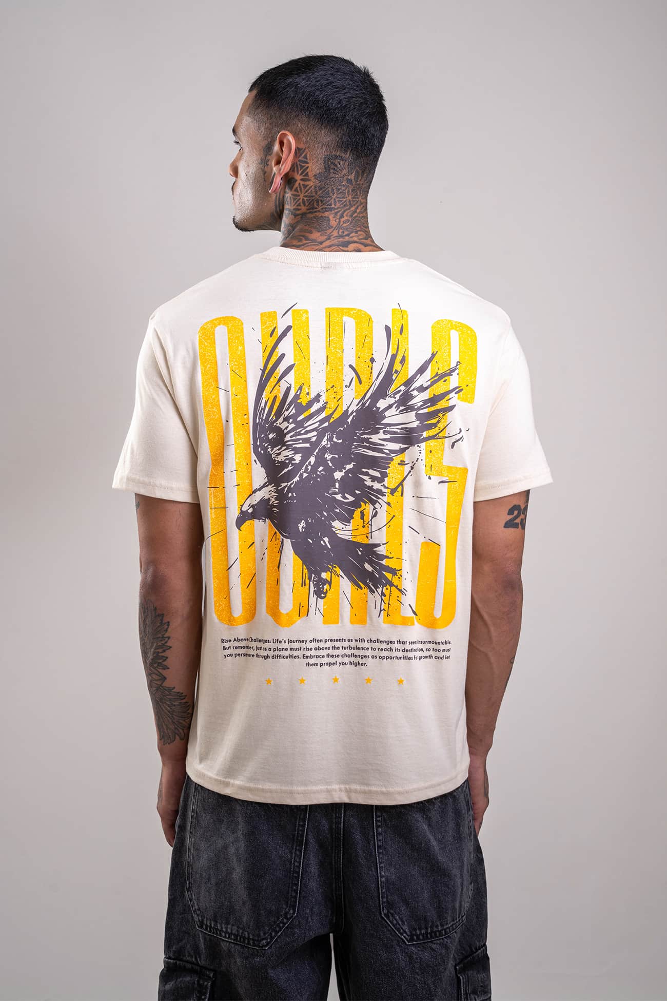 Hawk Eye Relaxed Fit Soft Cotton T-shirt