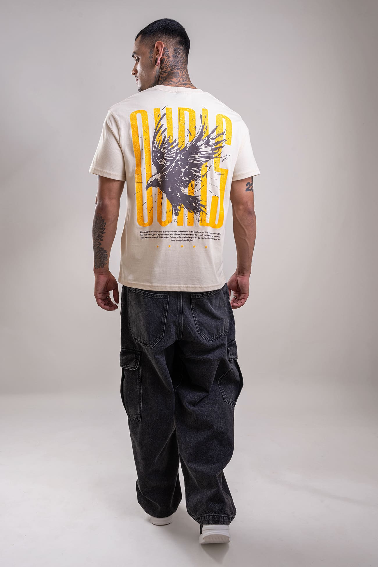 Hawk Eye Relaxed Fit Soft Cotton T-shirt
