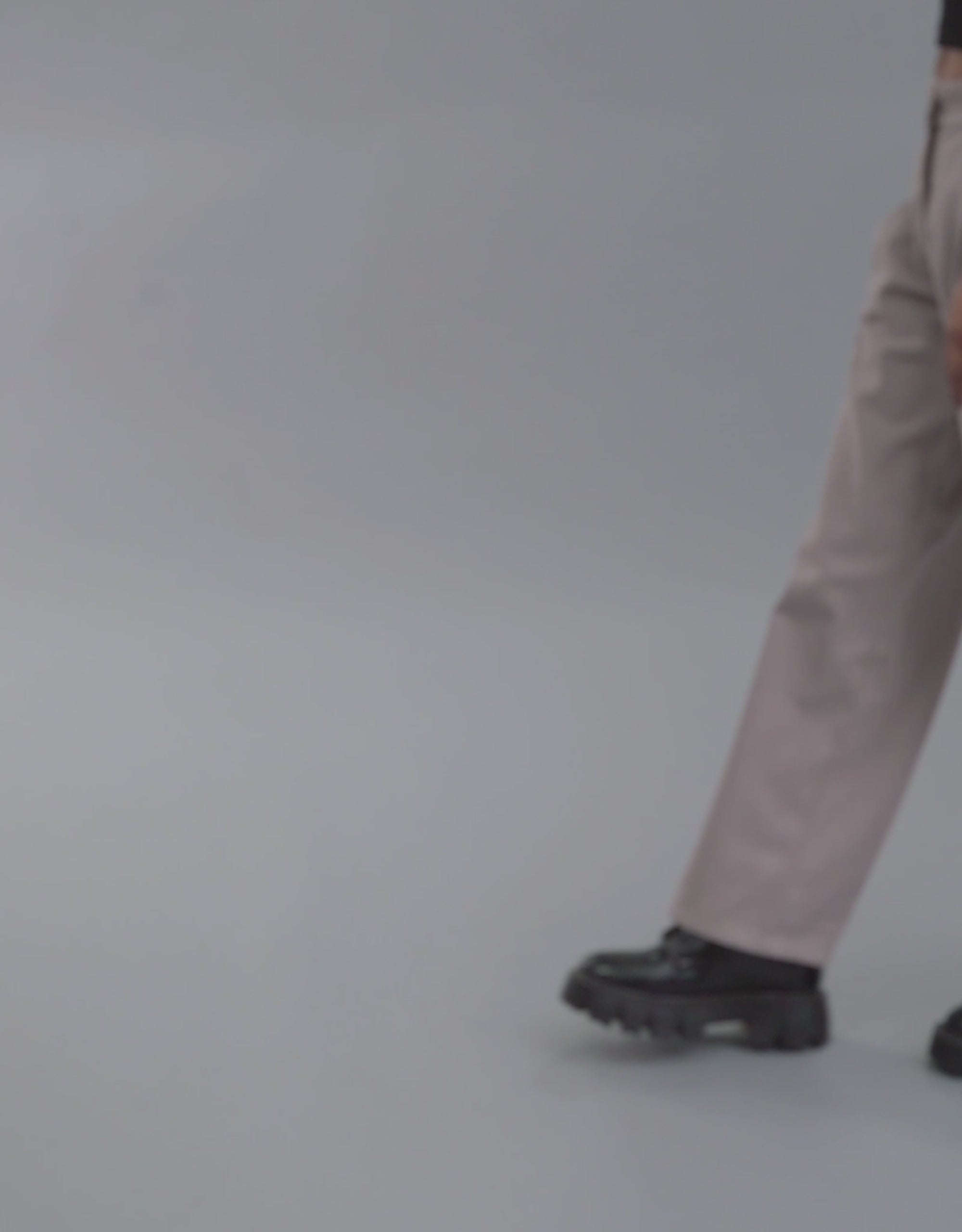 Light Grey Women's Cargo Pants