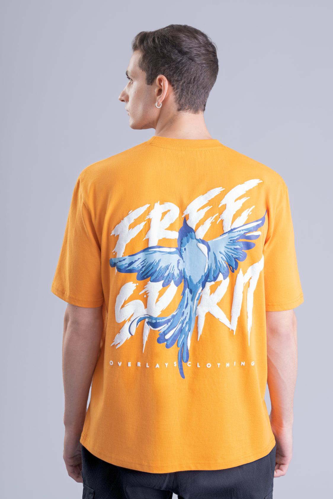Free Spirit Orange Relaxed Fit T-shirt - Ultra Soft