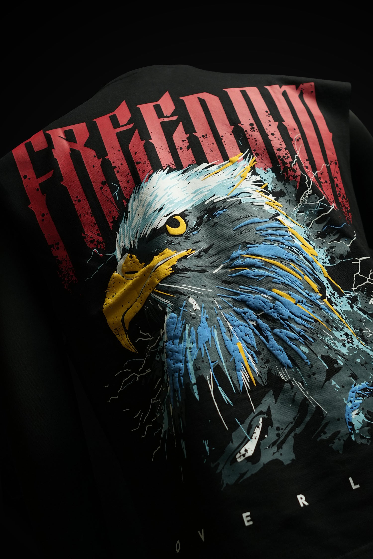 Hawk Eye Sleeveless Black Tank Top