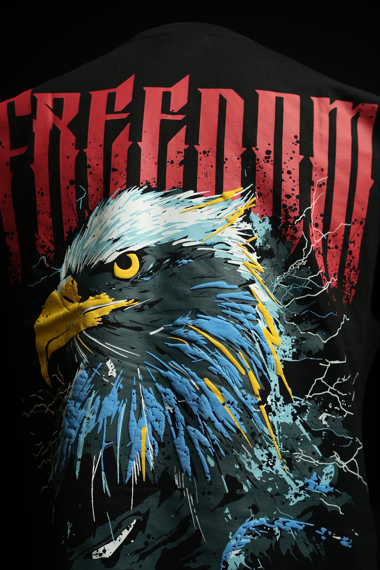 Hawk Eye Sleeveless Black Tank Top