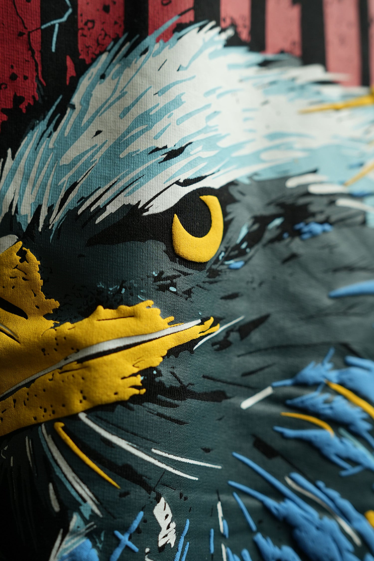 Hawk Eye Sleeveless Black Tank Top