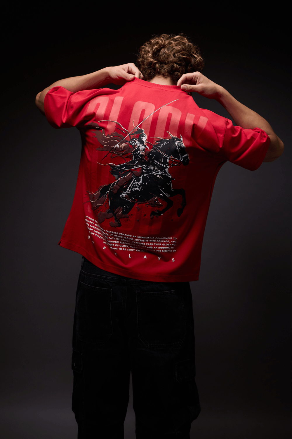 Glory Arc Relaxed Fit T-Shirt - 100% Cotton