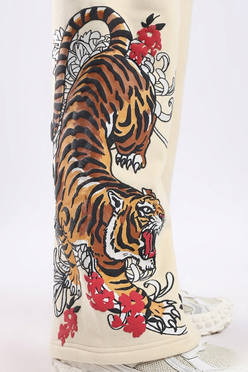 Wild Drift Beige Joggers