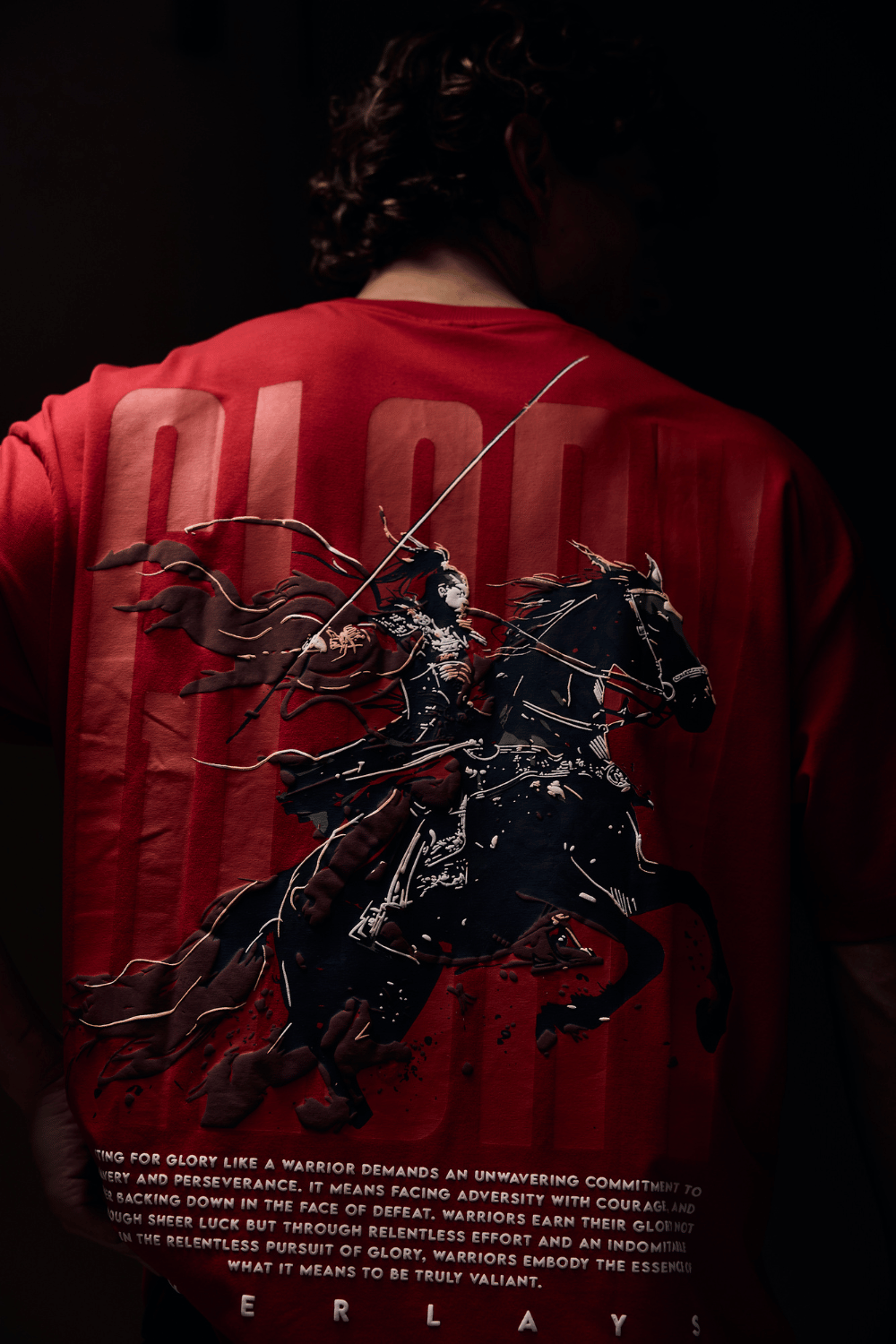 Glory Arc Relaxed Fit T-Shirt - 100% Cotton