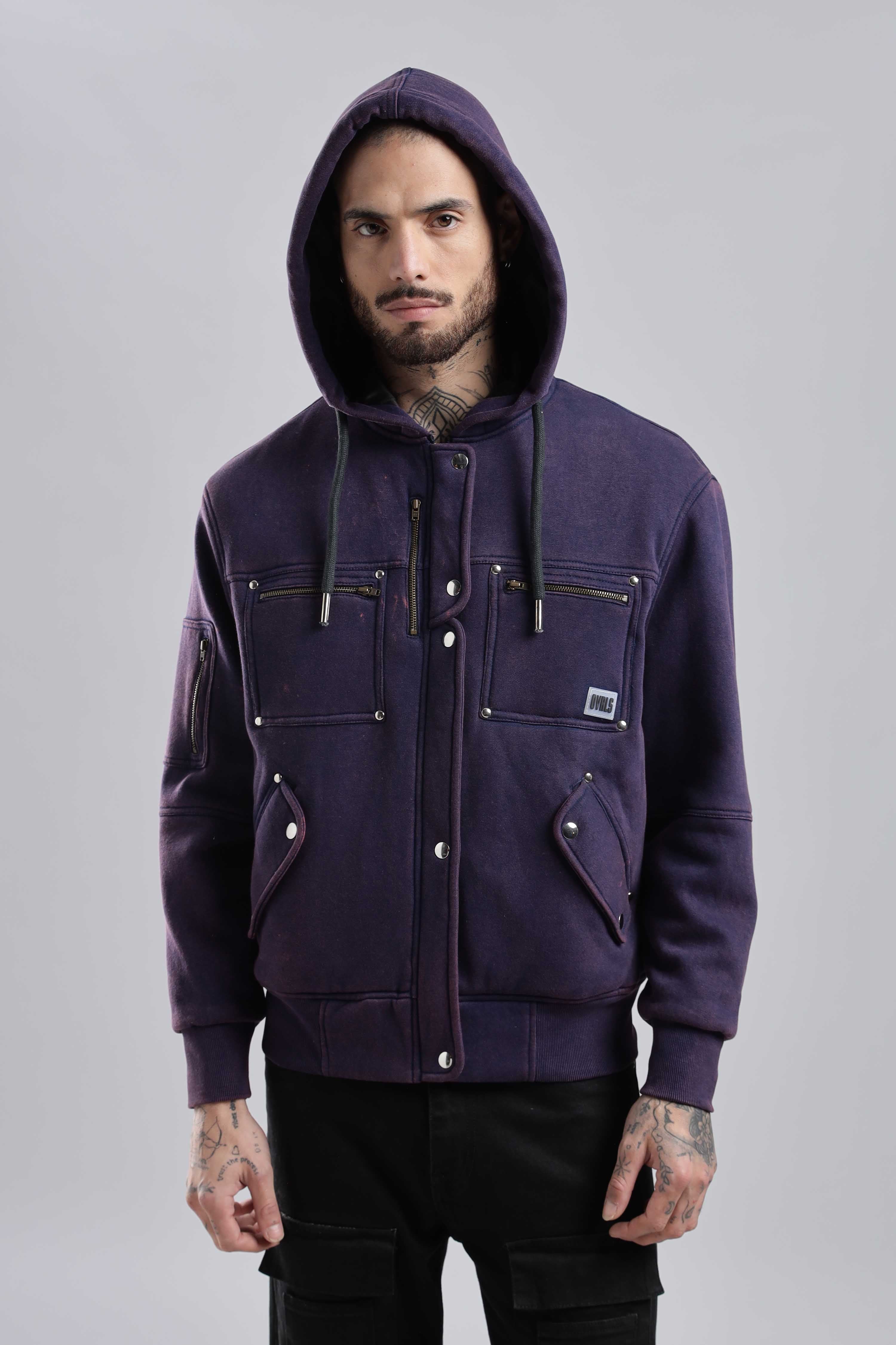 Violet Rage Distressed jacket