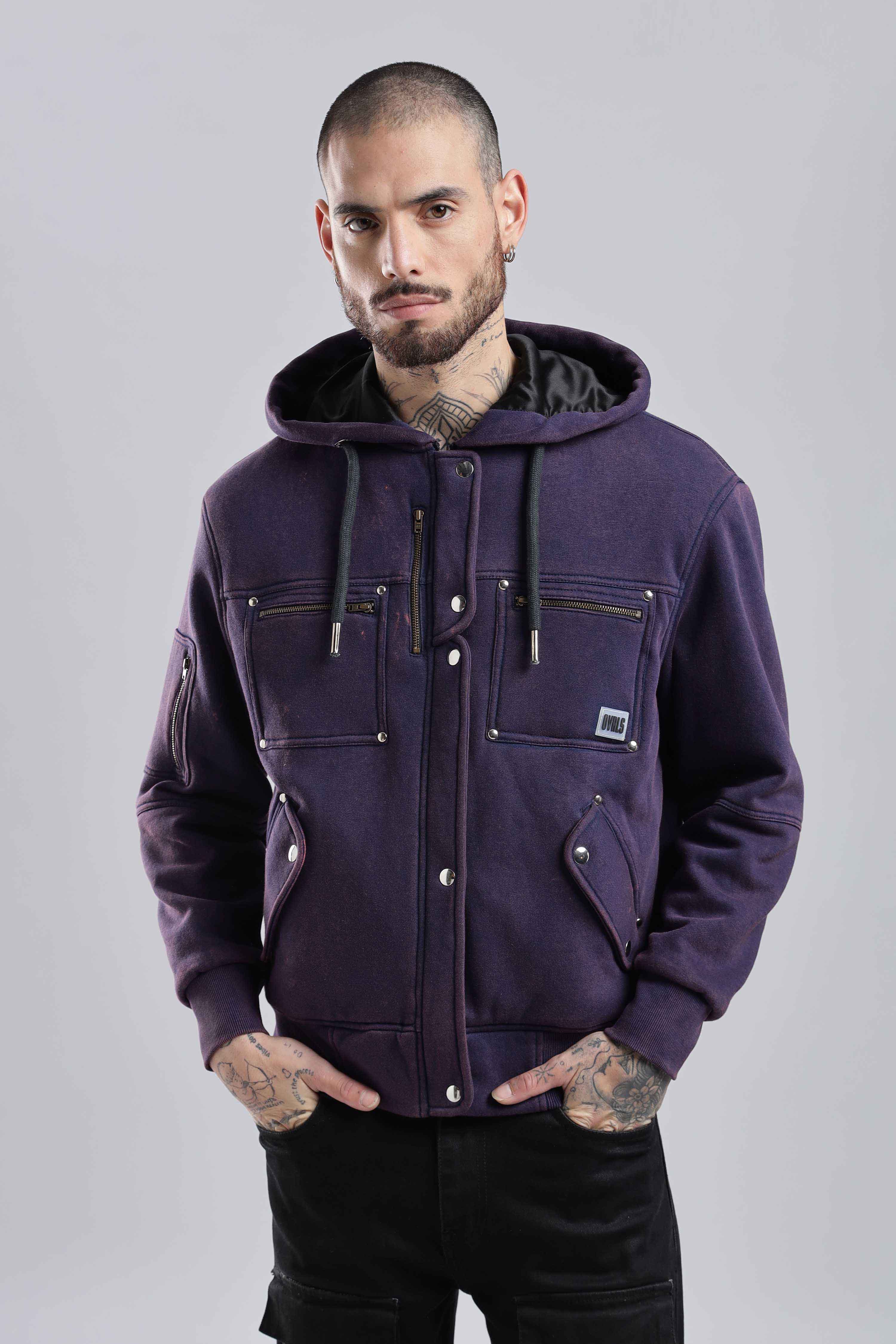 Violet Rage Distressed jacket