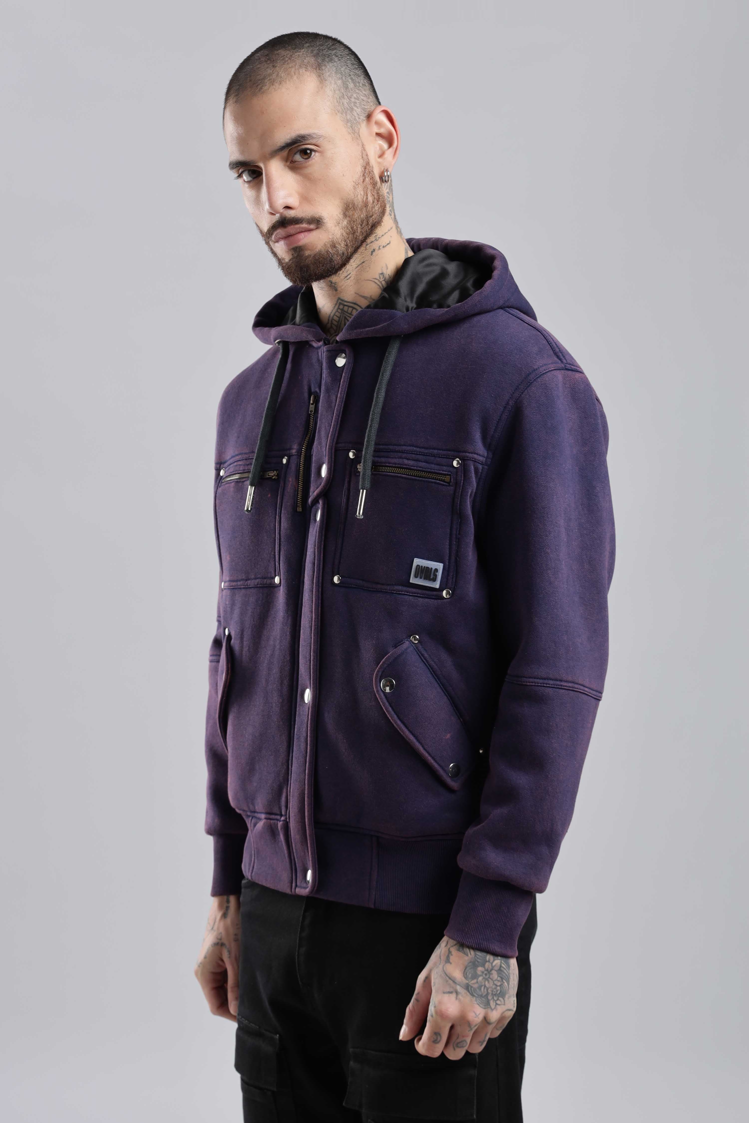 Violet Rage Distressed jacket