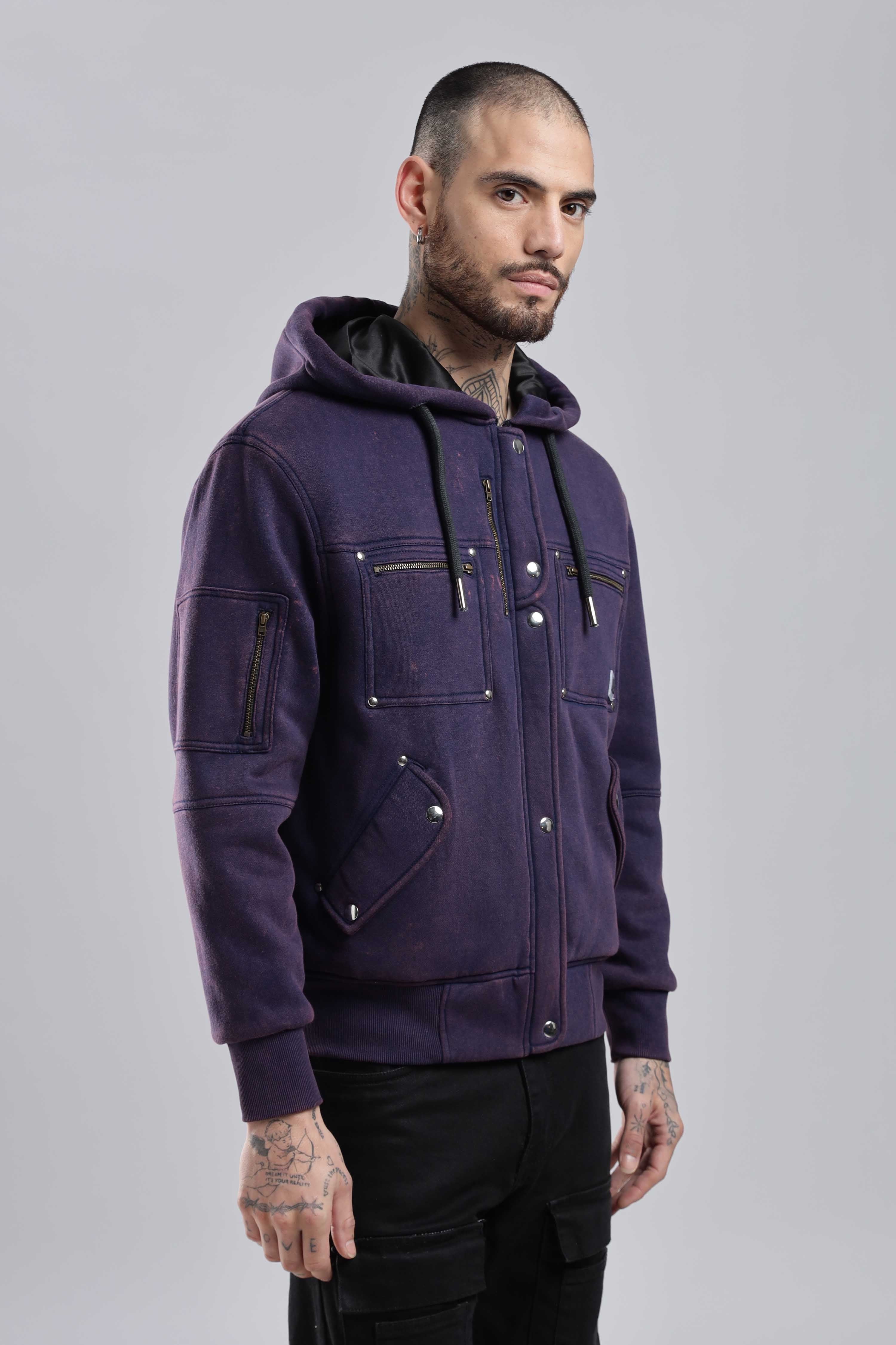 Violet Rage Distressed jacket