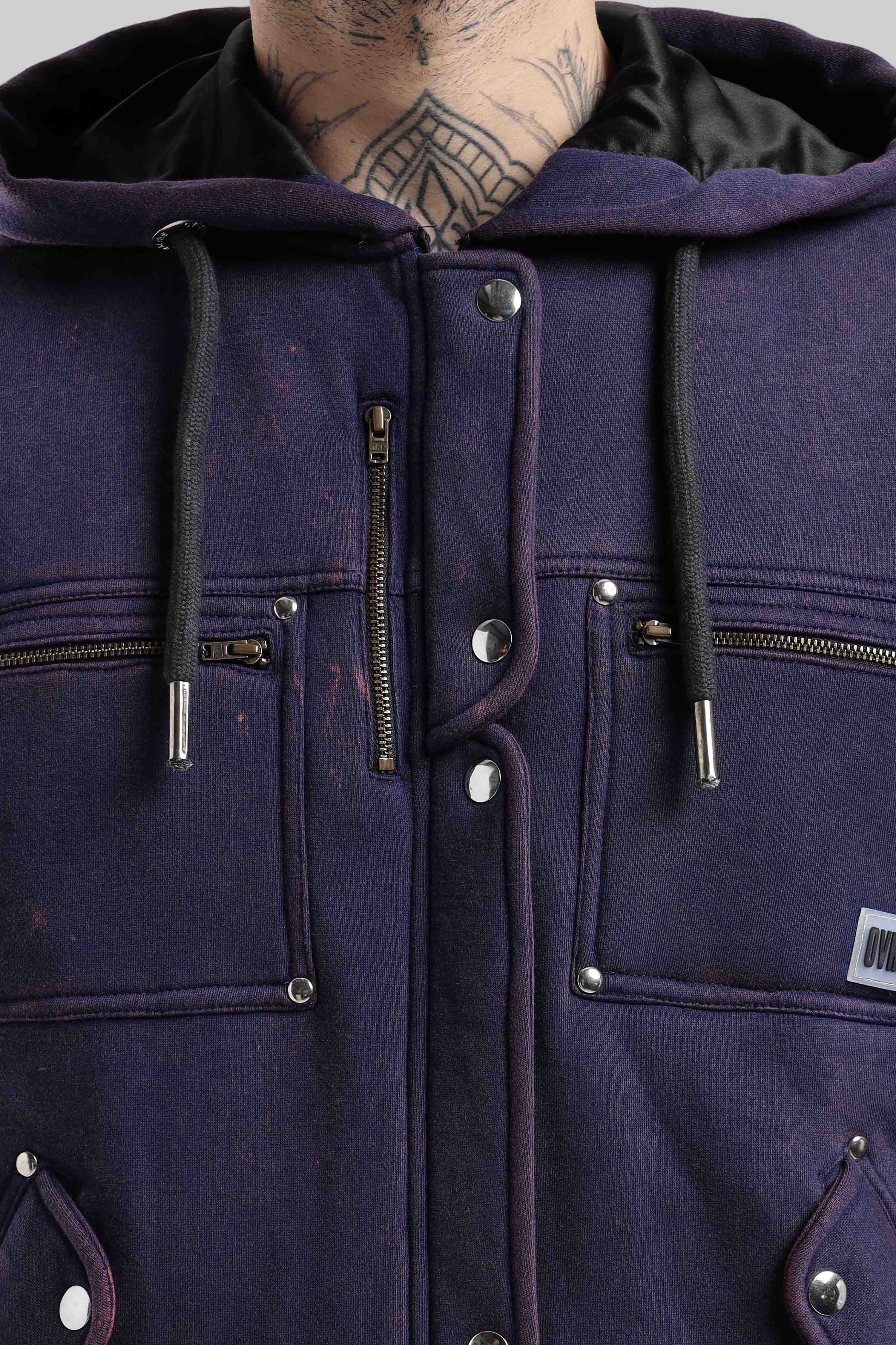 Violet Rage Distressed jacket