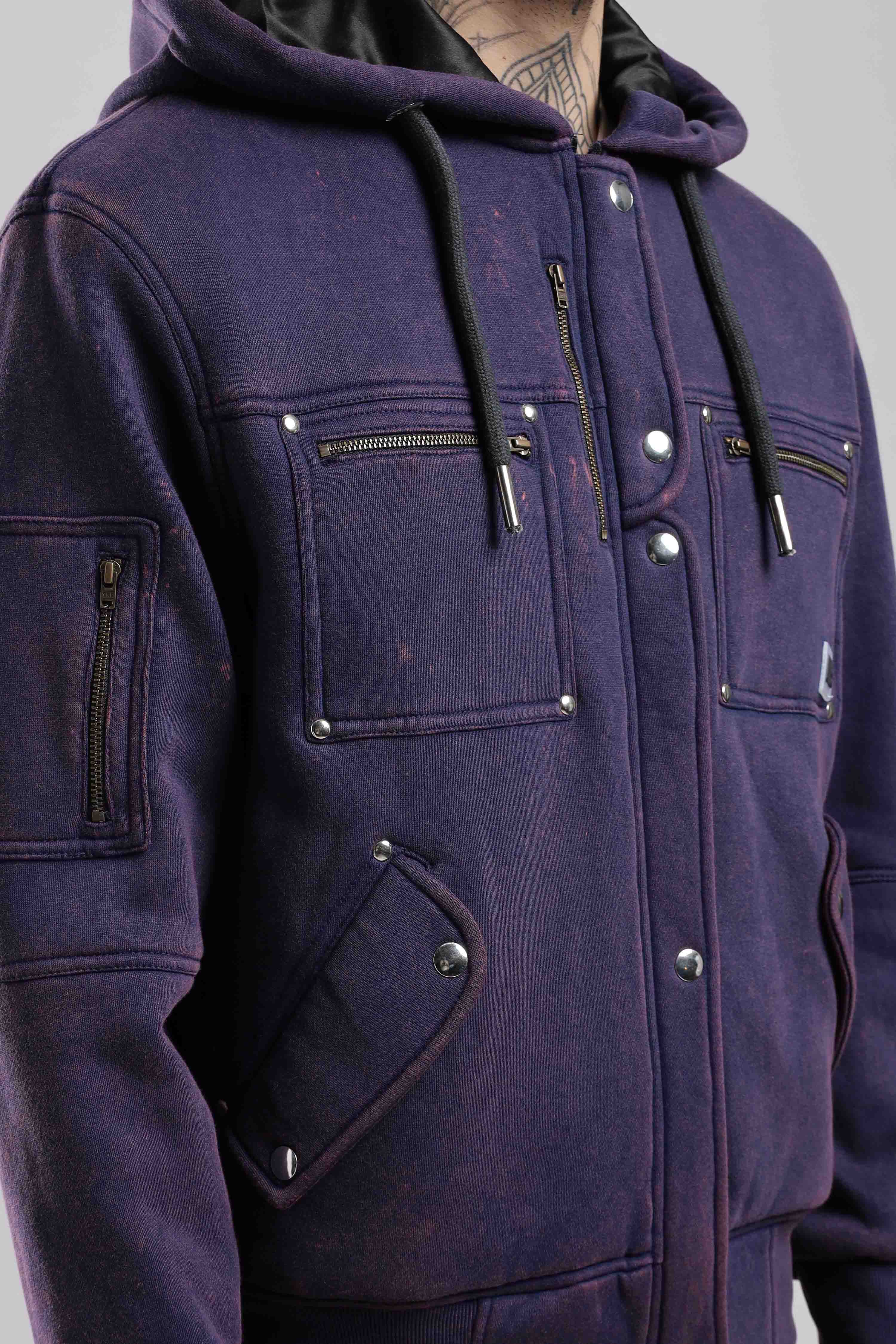 Violet Rage Distressed jacket