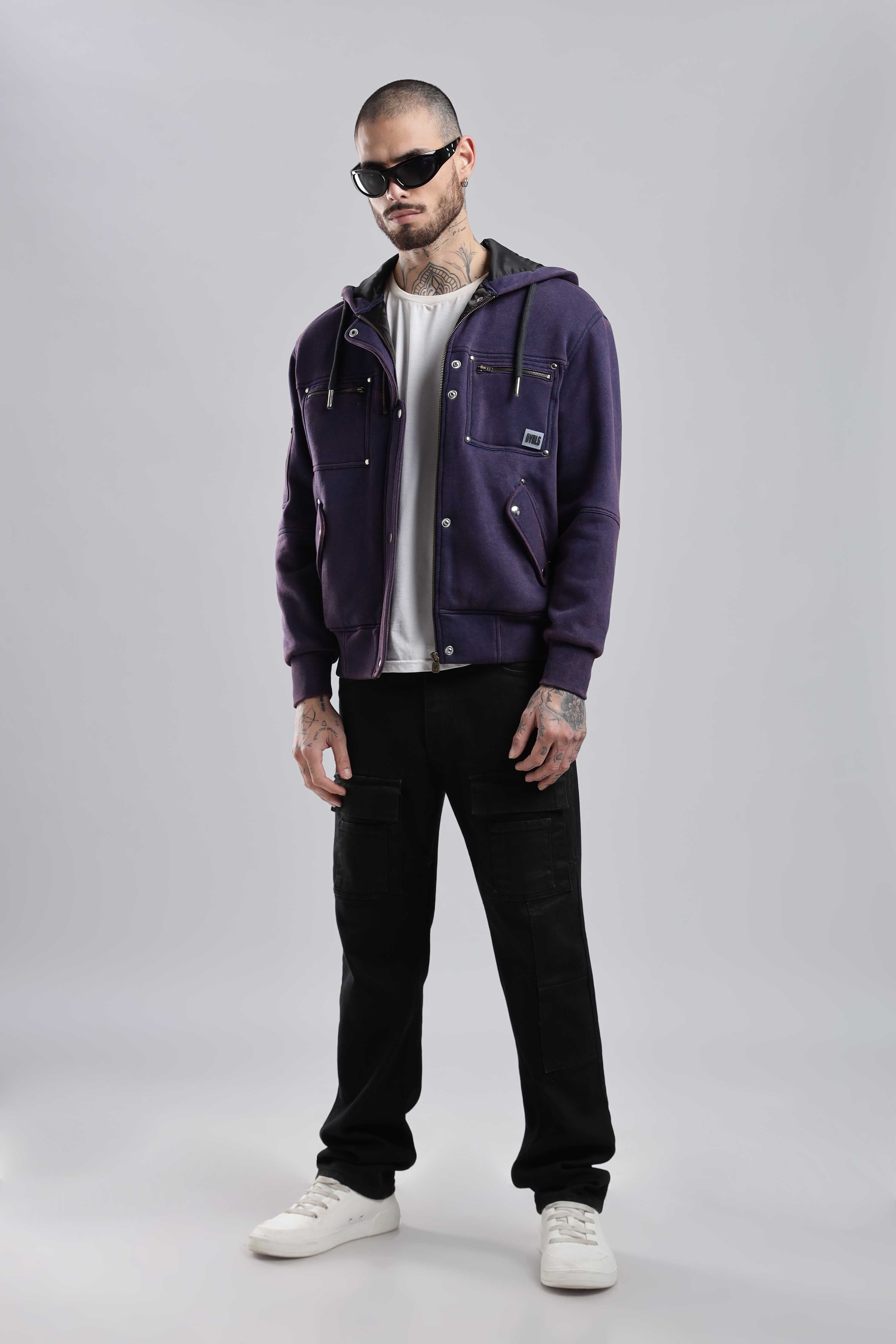 Violet Rage Distressed jacket