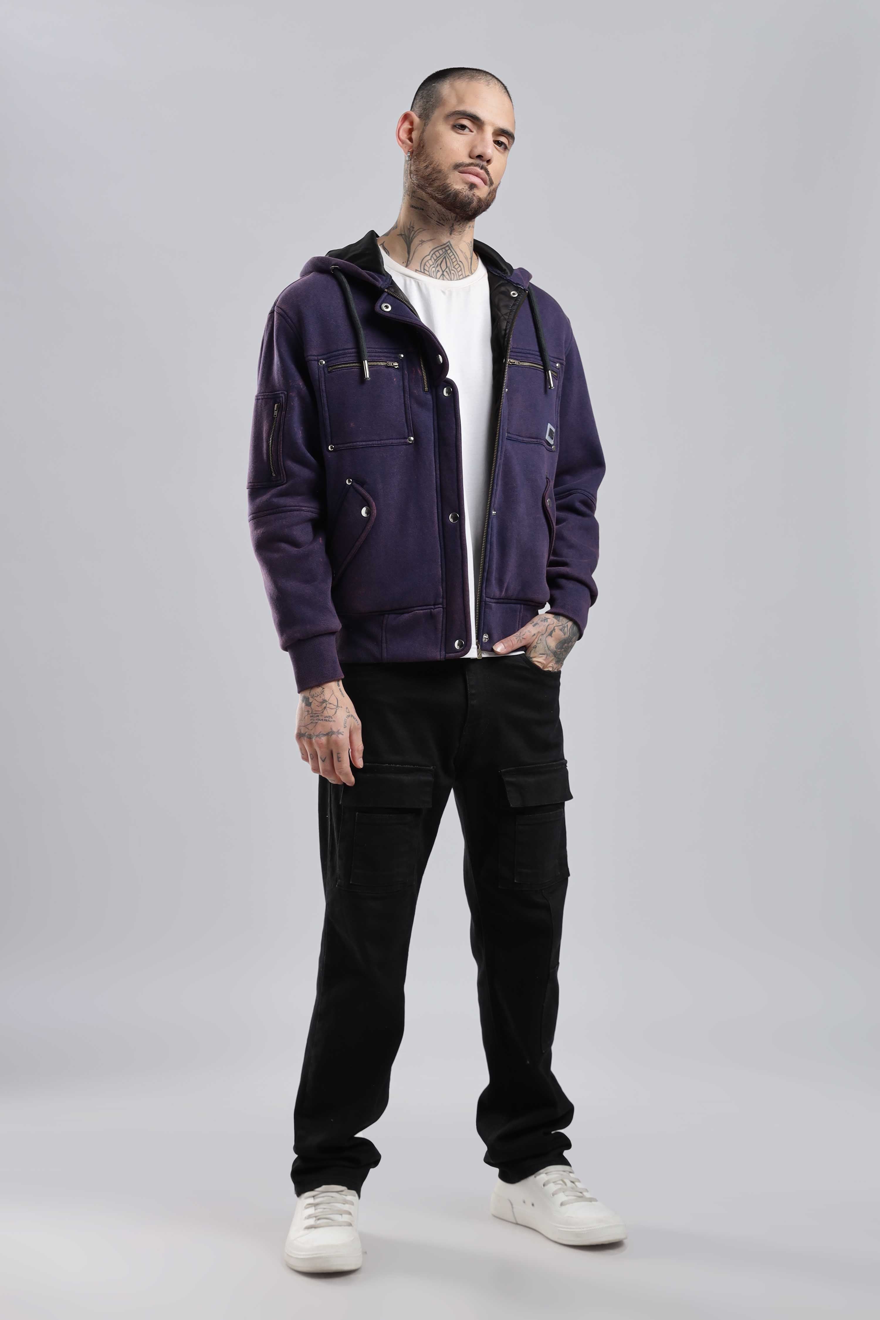 Violet Rage Distressed jacket