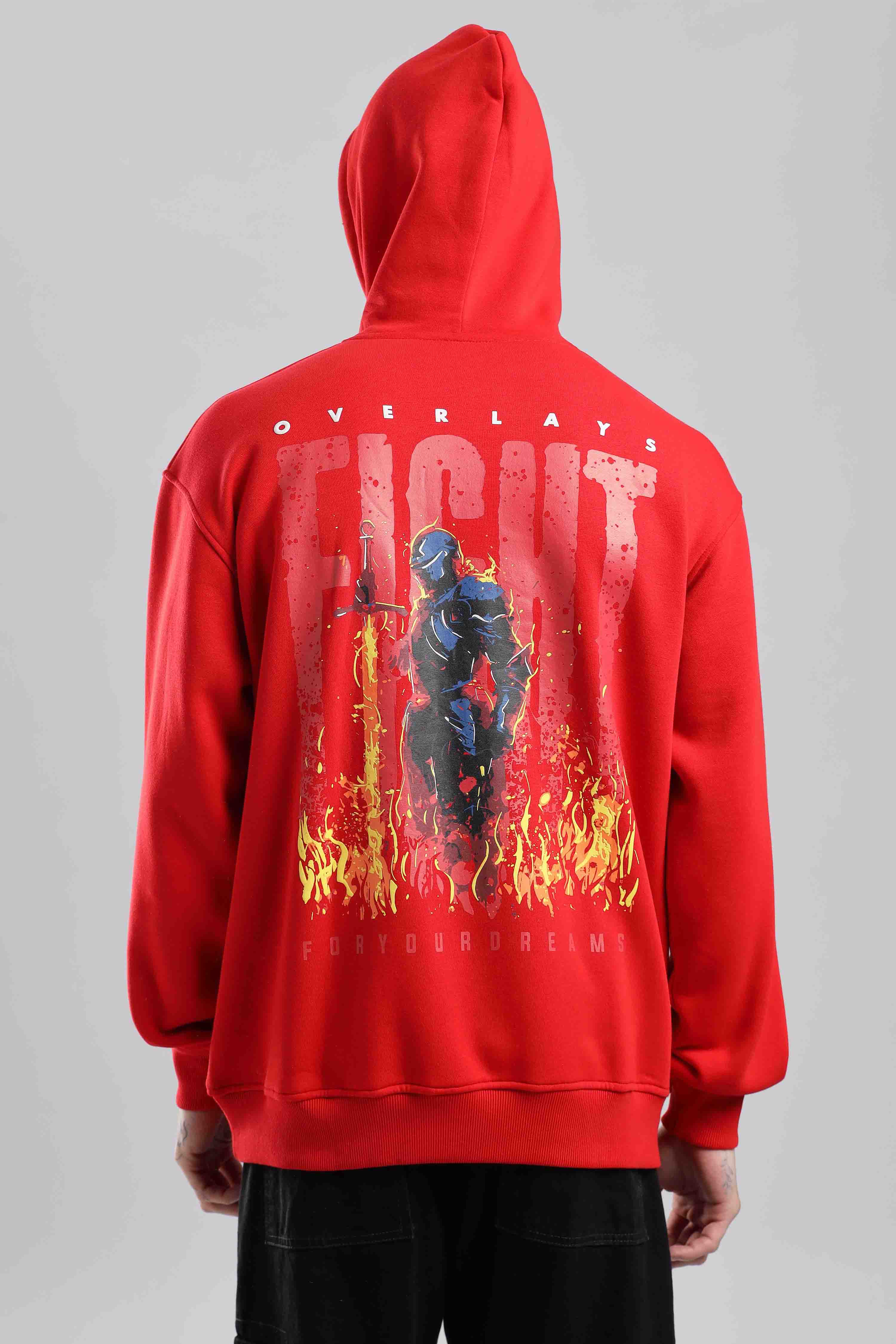 Blazing Warrior Oversized Hoodie