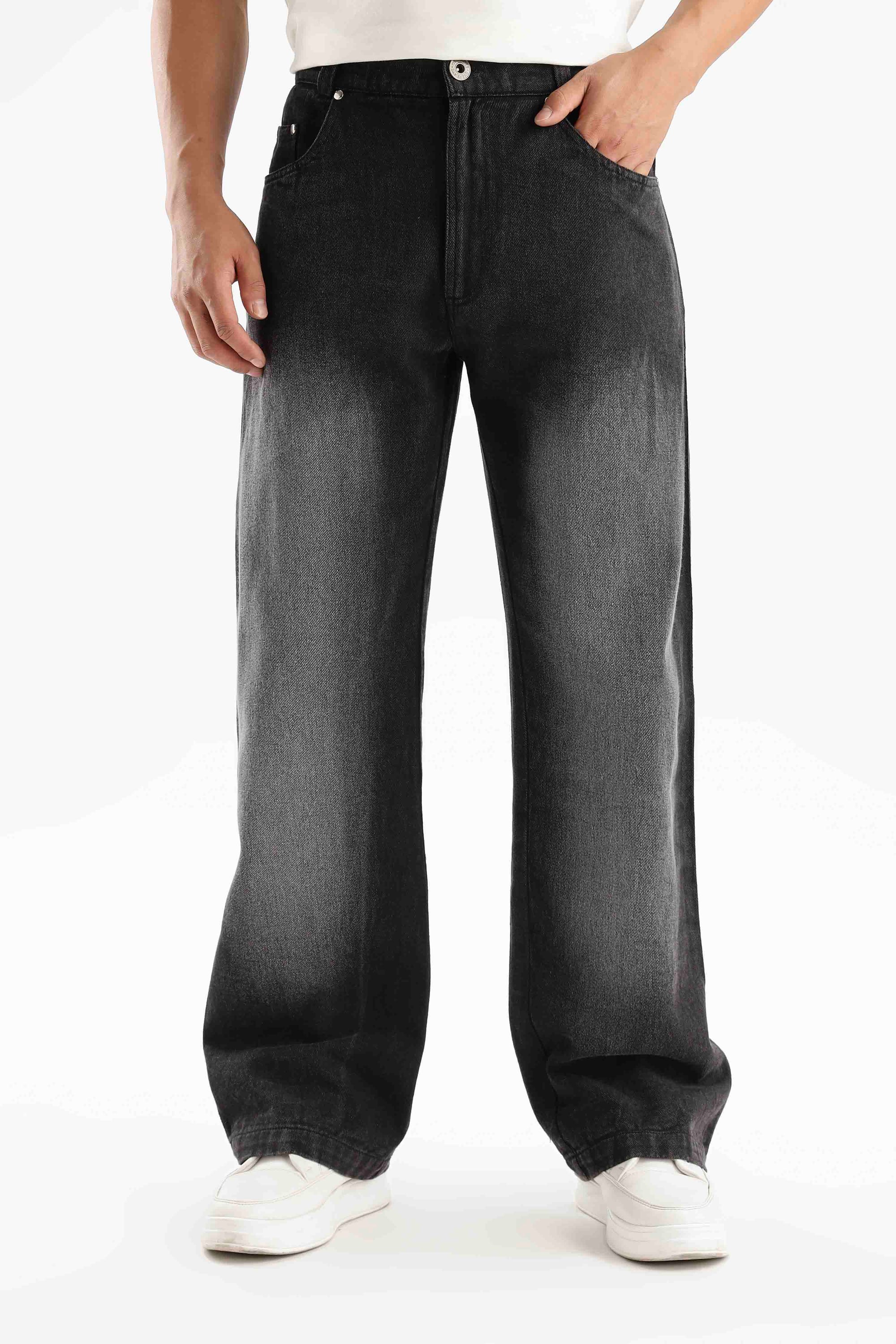 Mignight Black Washed Cargo