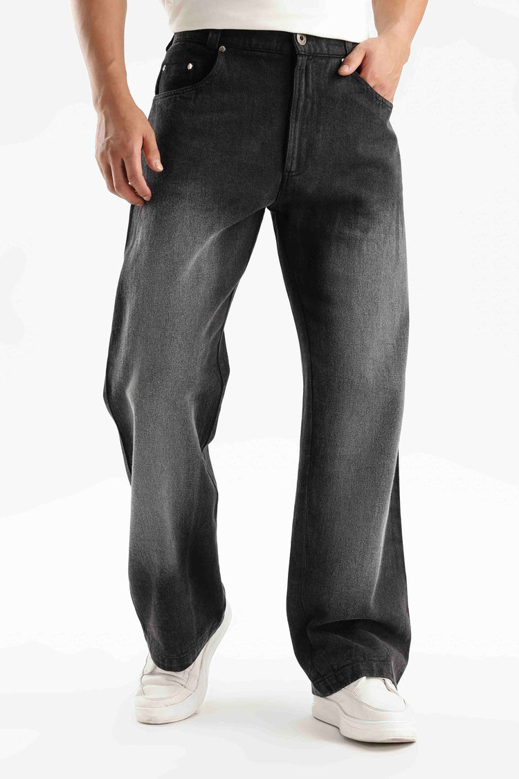 Mignight Black Washed Cargo