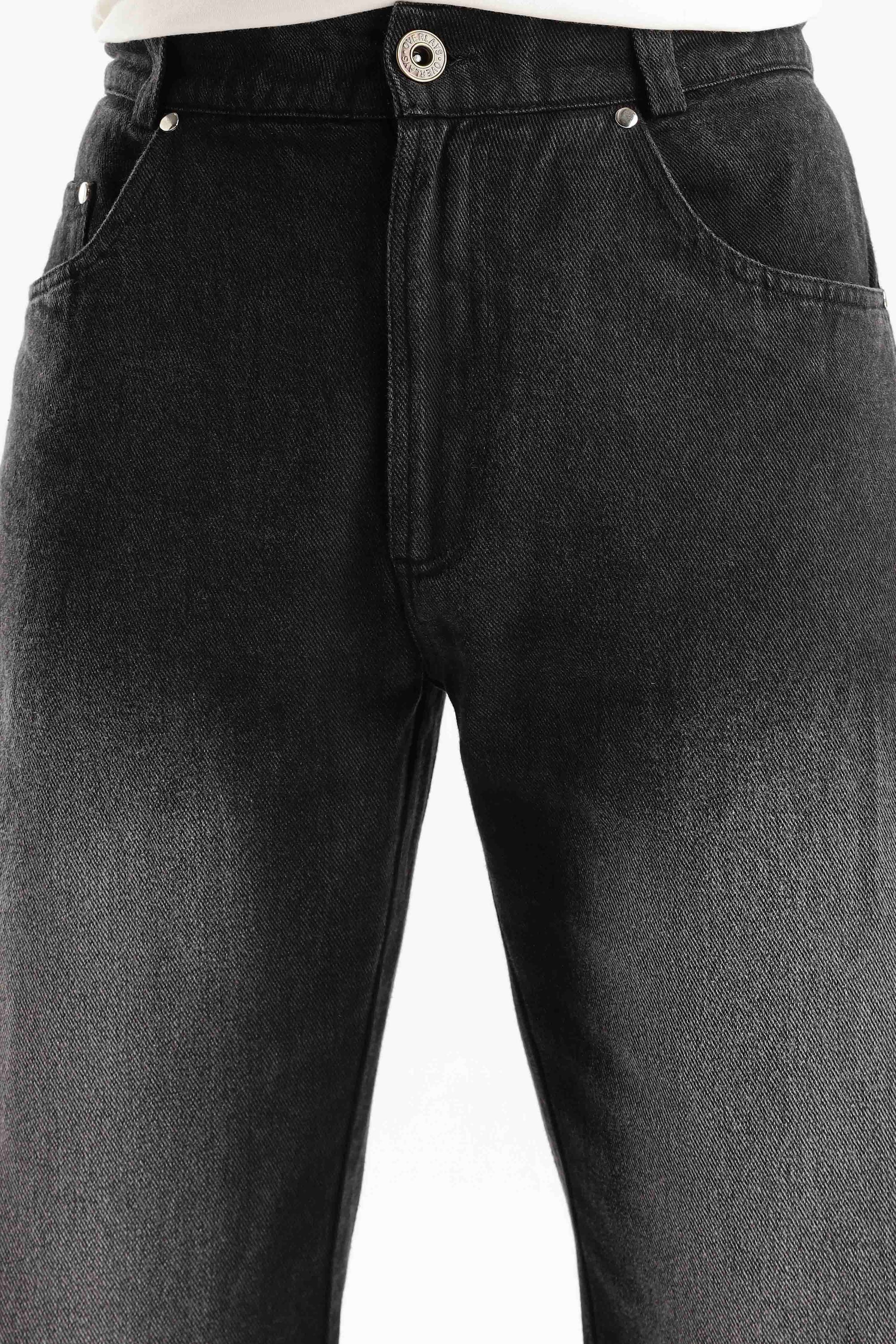 Mignight Black Washed Cargo