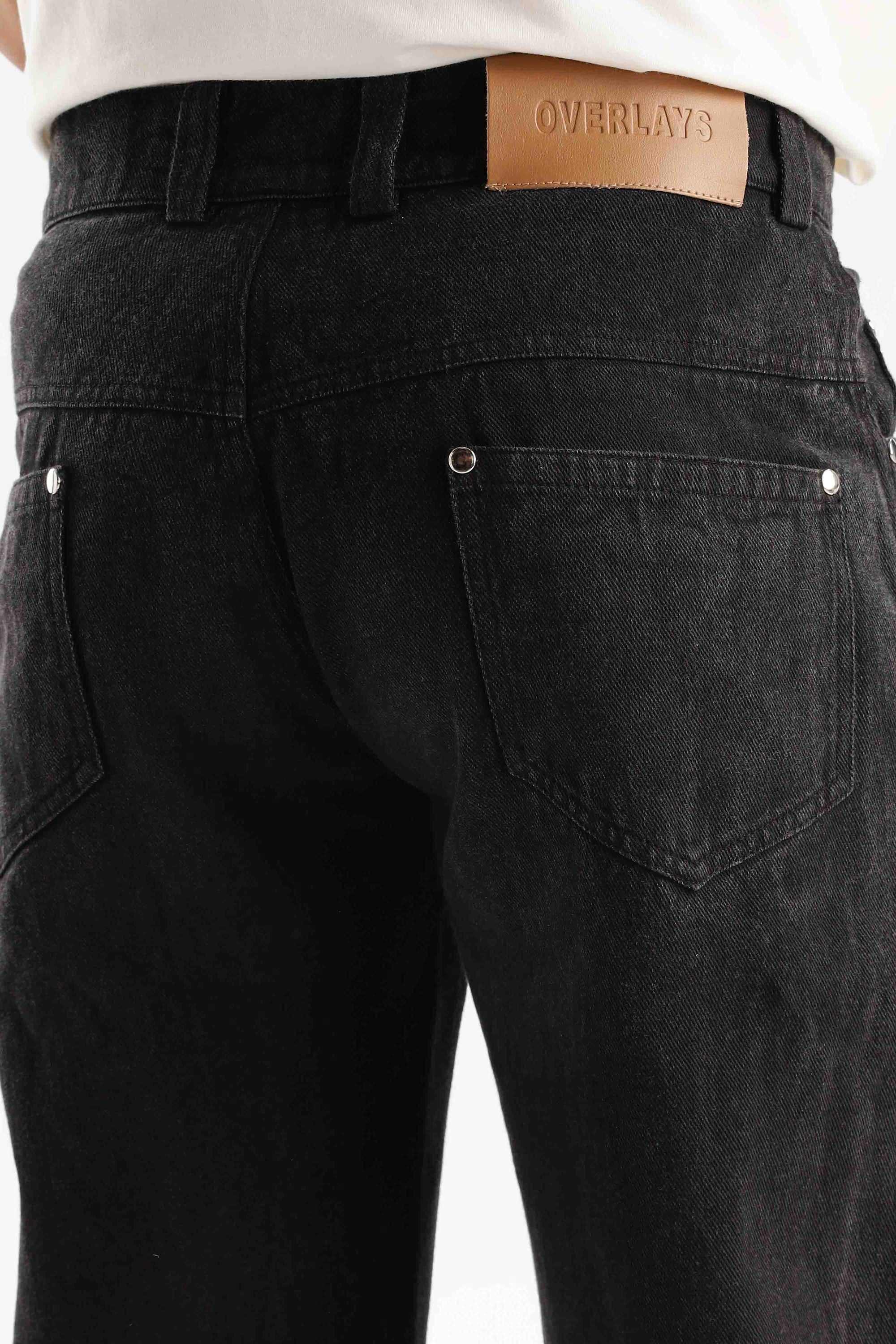 Mignight Black Washed Cargo