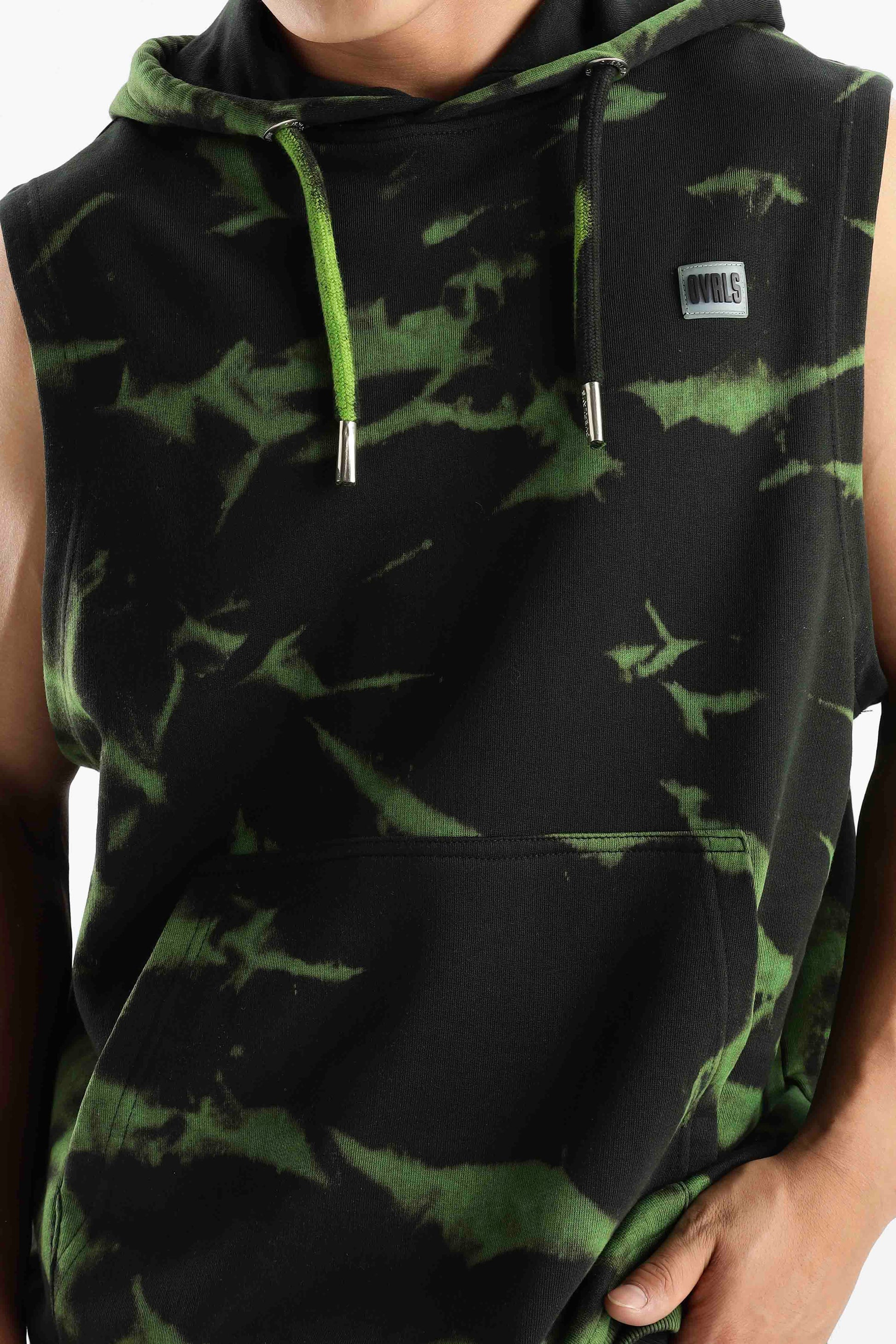 Flash Hood Sleeveless tank top