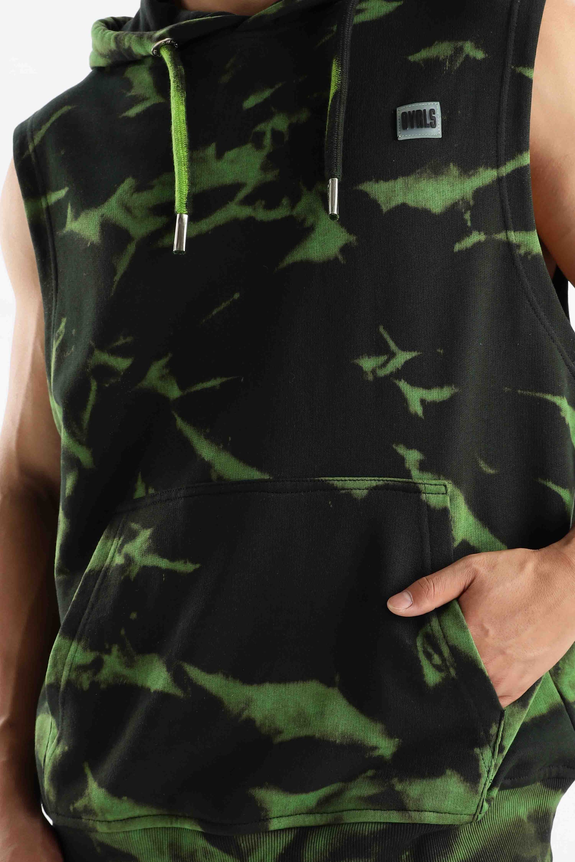 Flash Hood Sleeveless tank top
