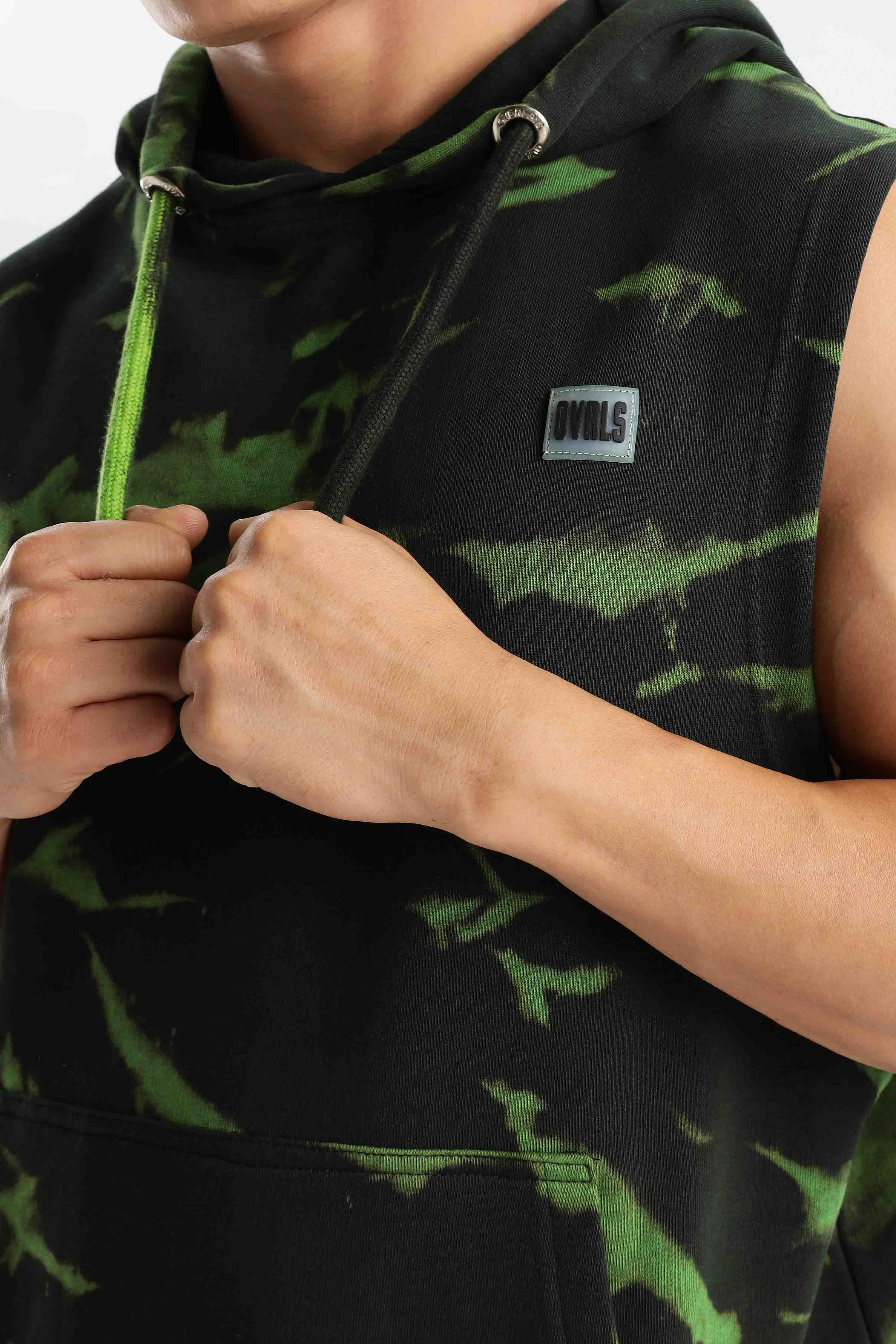Flash Hood Sleeveless tank top