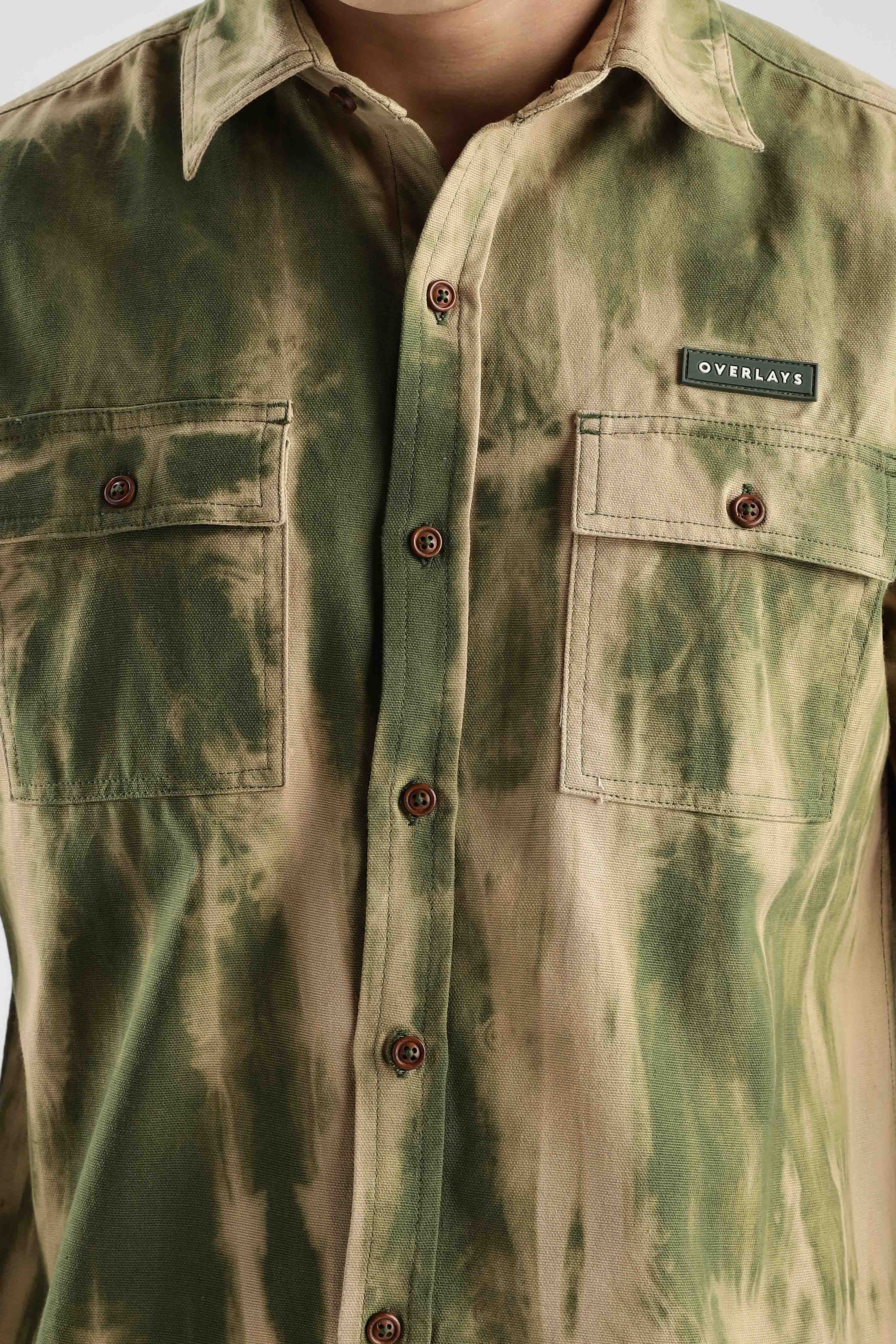 Olive Blaze Heavy Weight Shirt
