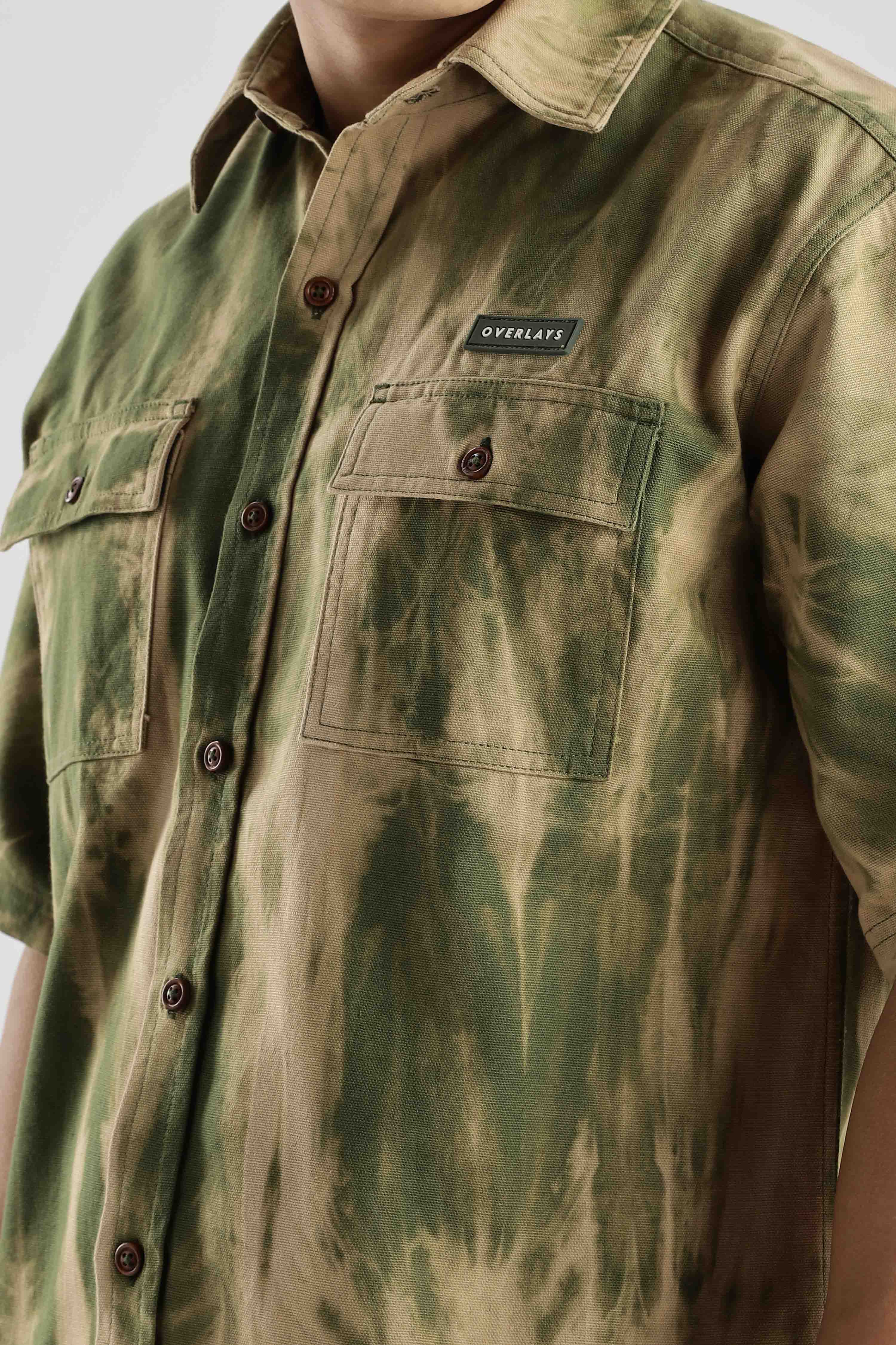 Olive Blaze Heavy Weight Shirt